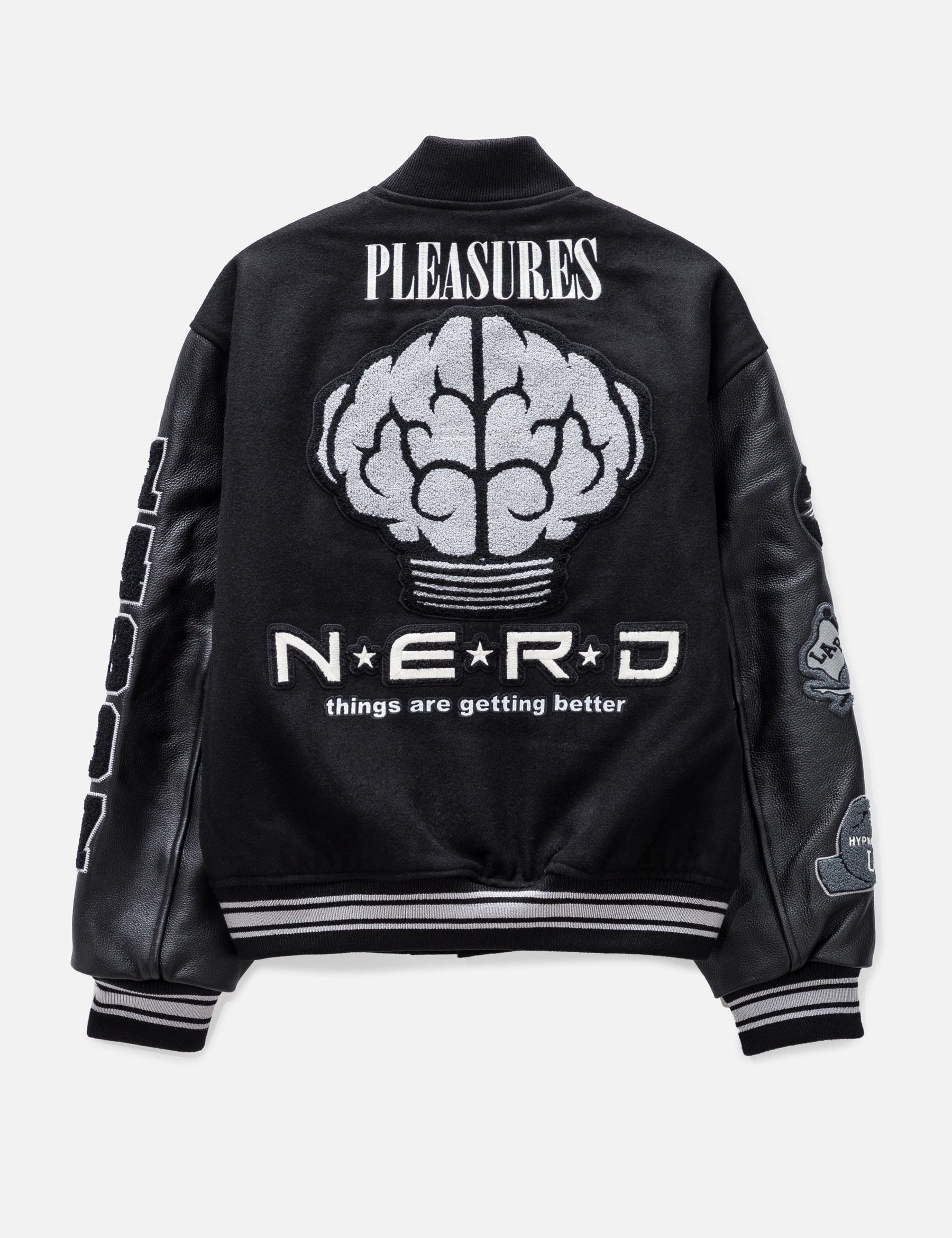 Pleasures N.E.R.D. Varsity Jacket - Pleasures NERD Tour Merch Pharrell Size US M / EU 48-50 / 2 - 8 Thumbnail