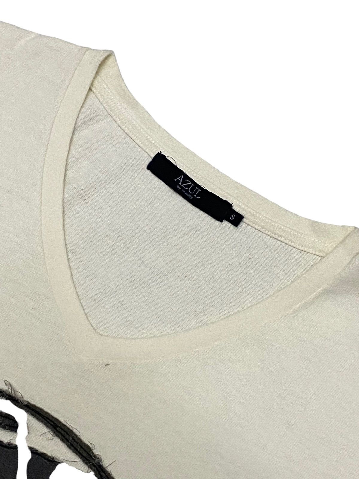 20471120 Azul Tee Brand Art of Skull Patches Front V Collar Size US M / EU 48-50 / 2 - 3 Thumbnail