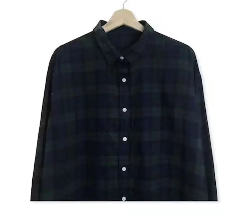 Flannel Japanese Brand G.U Plaid Tartan Flannel Shirt Size US XL / EU 56 / 4 - 2 Thumbnail