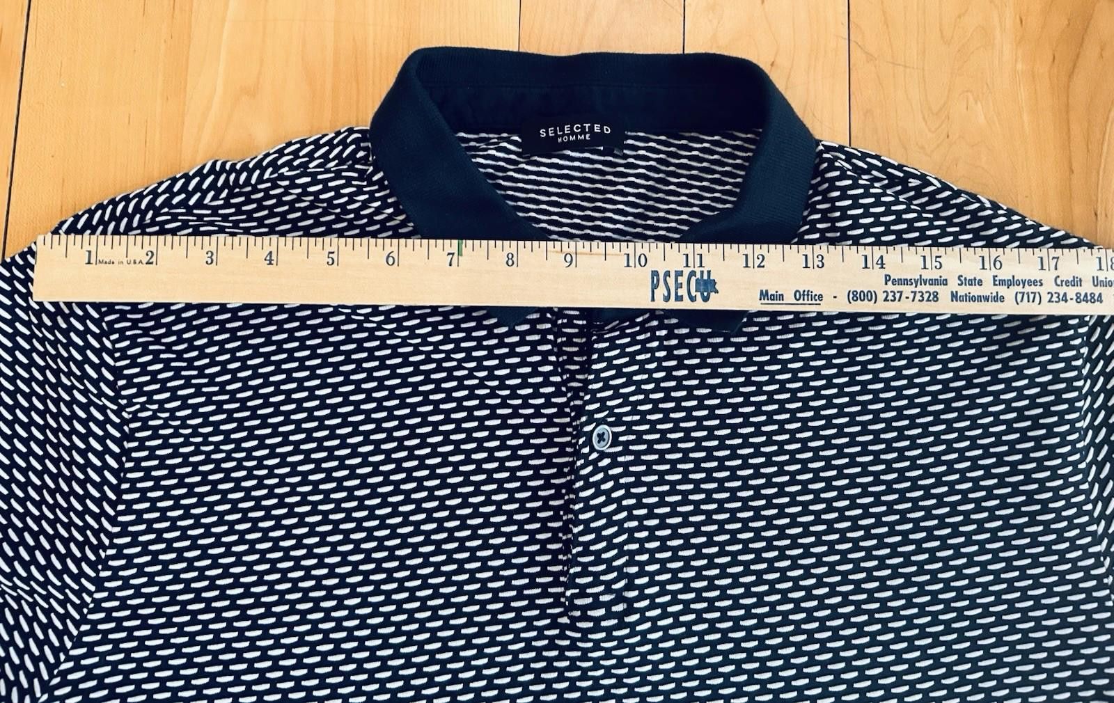 Selected Homme Selected Homme Organic Cotton Polo Shirt XXL Short Sleeve Size US XXL / EU 58 / 5 - 7 Thumbnail