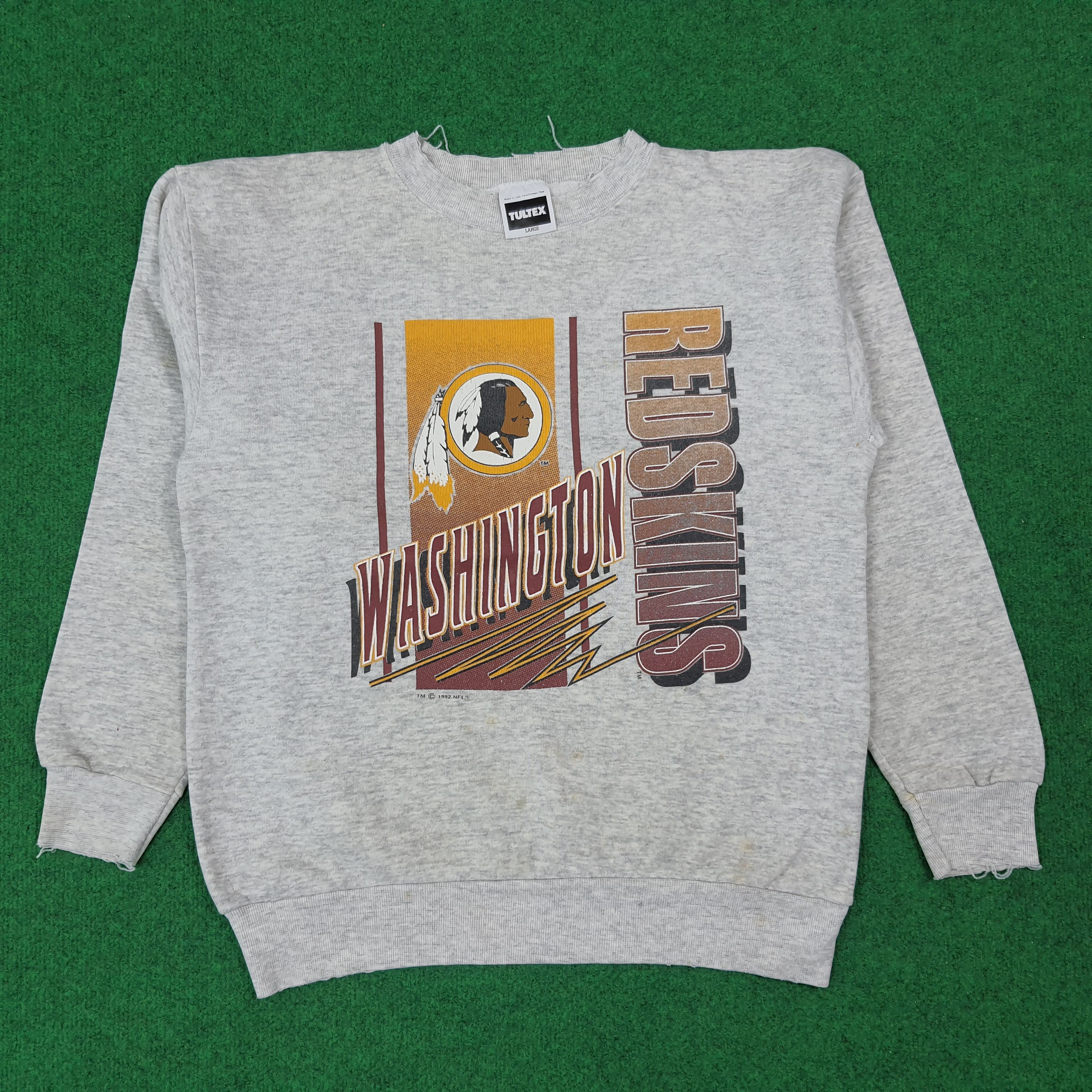 Tultex Vintage Washinton Commanders Redskin NFL Sweatshirt C271N11 Size US M / EU 48-50 / 2 - 1 Thumbnail