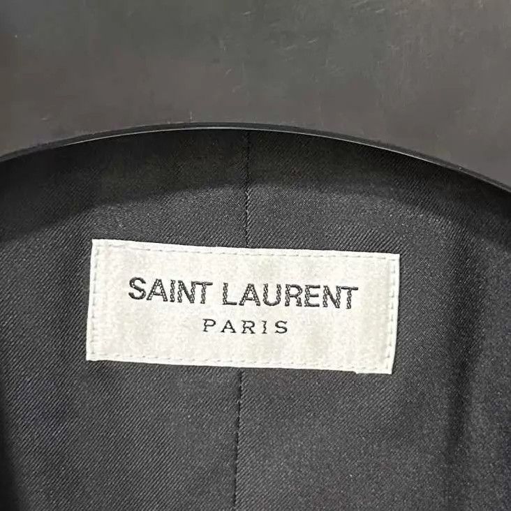 Saint Laurent Paris Saint Laurent Smoking Jacket Black Size S / US 4 / IT 40 - 4 Thumbnail