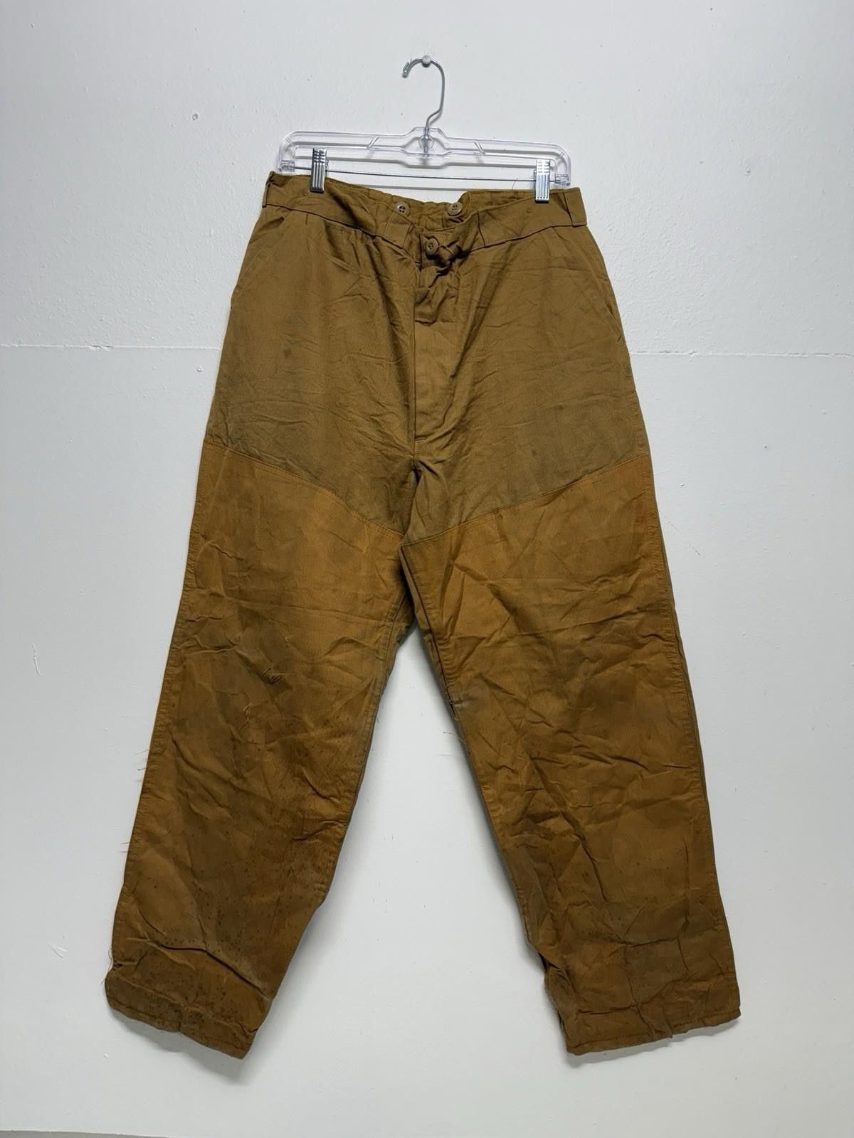SafTbak 1960s SafTbak Hunting Pants Men's 30/29 Canvas Duck Size ONE SIZE - 1 Thumbnail