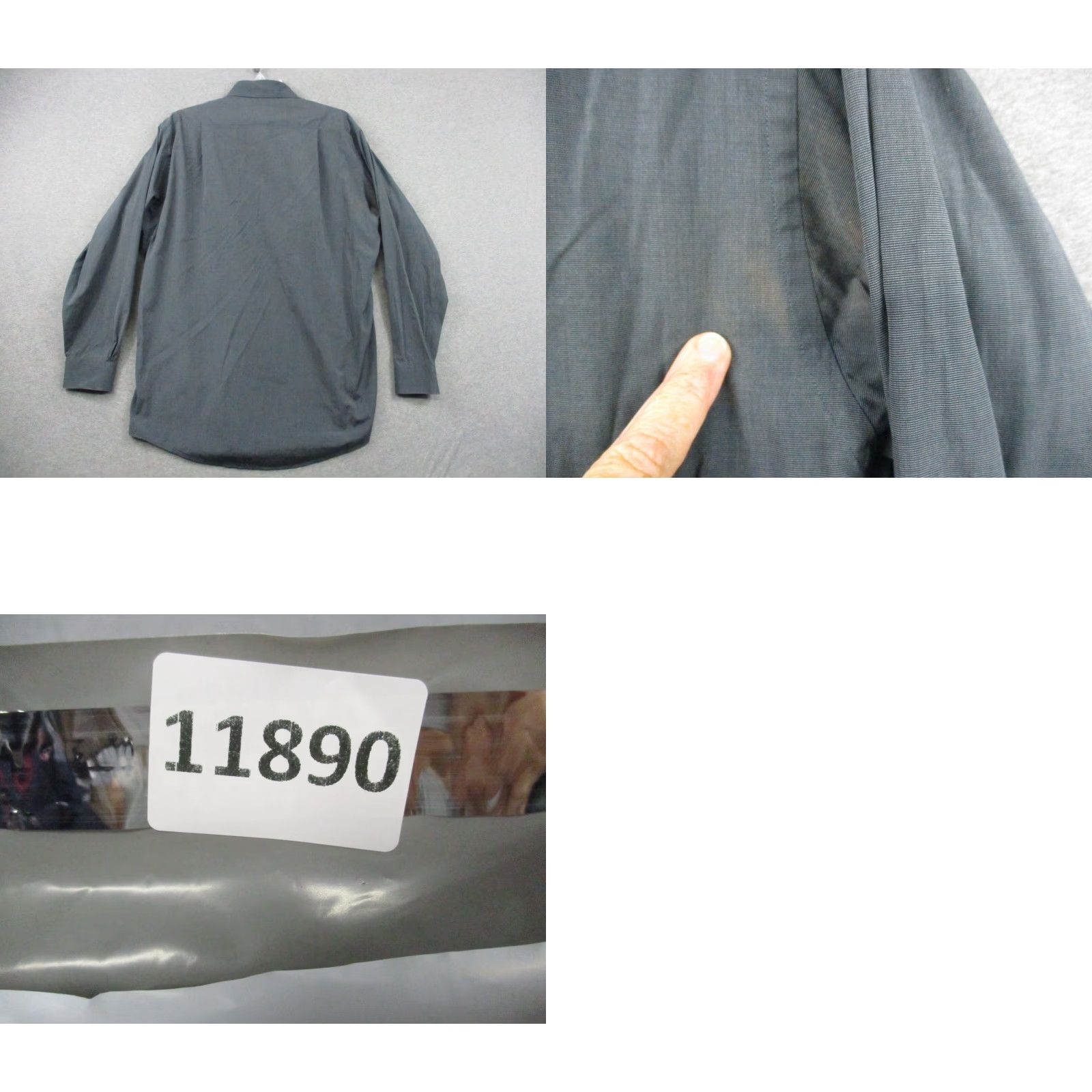 Brooks Brothers BROOKS BROTHERS Established 1818 Button Up Dress Shirt Gray 15.5 Regular Shirt Mens - 46 in Chest - 32-33 Sleeve - Check Pattern Size 42R - 9 Thumbnail