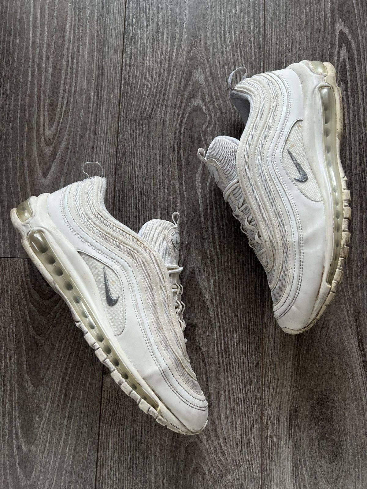 Nike Nike Air Max 97 White Avant Garde Y2k MX Zoom Sneakers Size US 12 / EU 45 - 1 Thumbnail