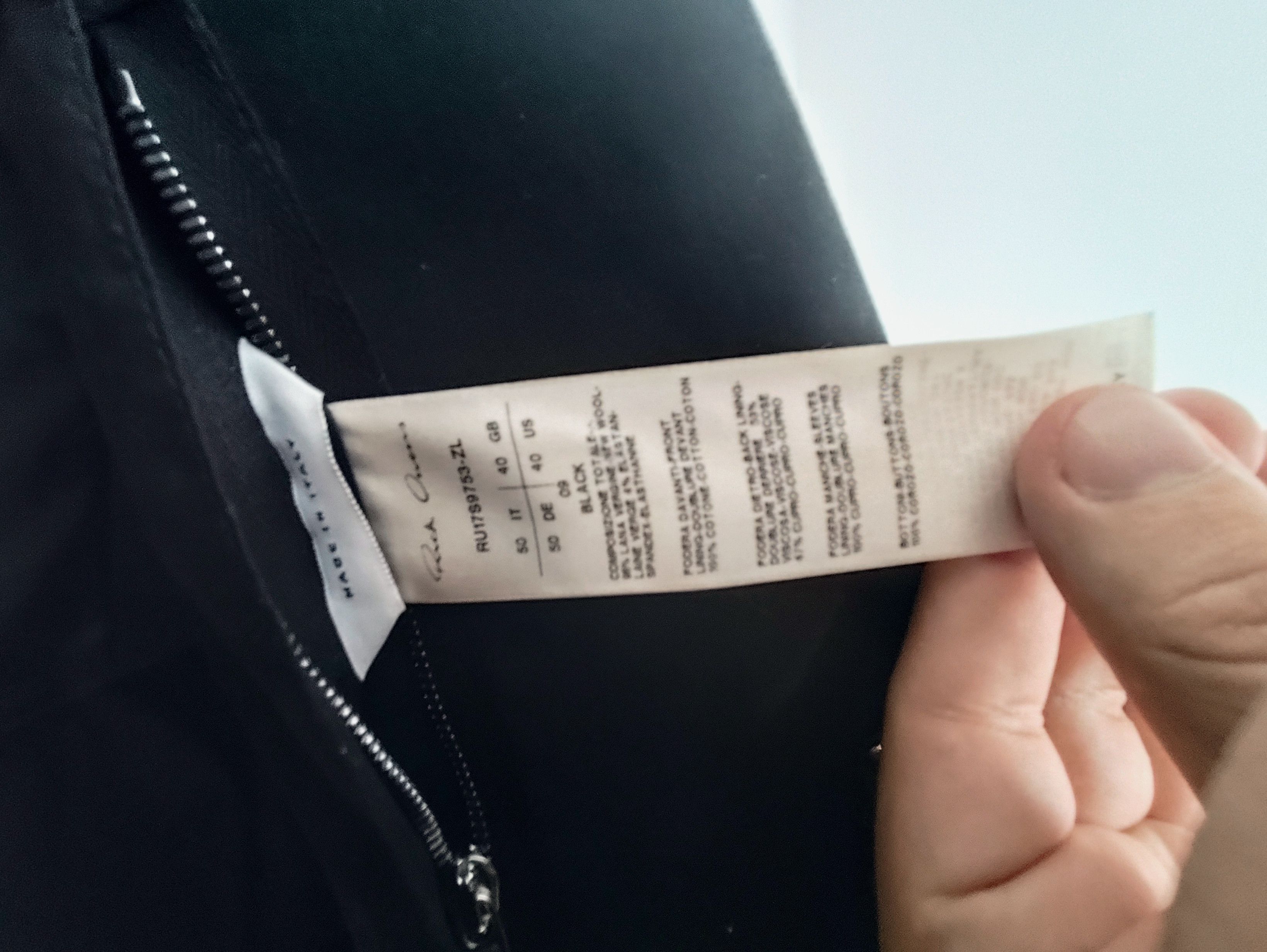 Rick Owens Rick Owens cropped soft blazer Size 50R - 4 Thumbnail