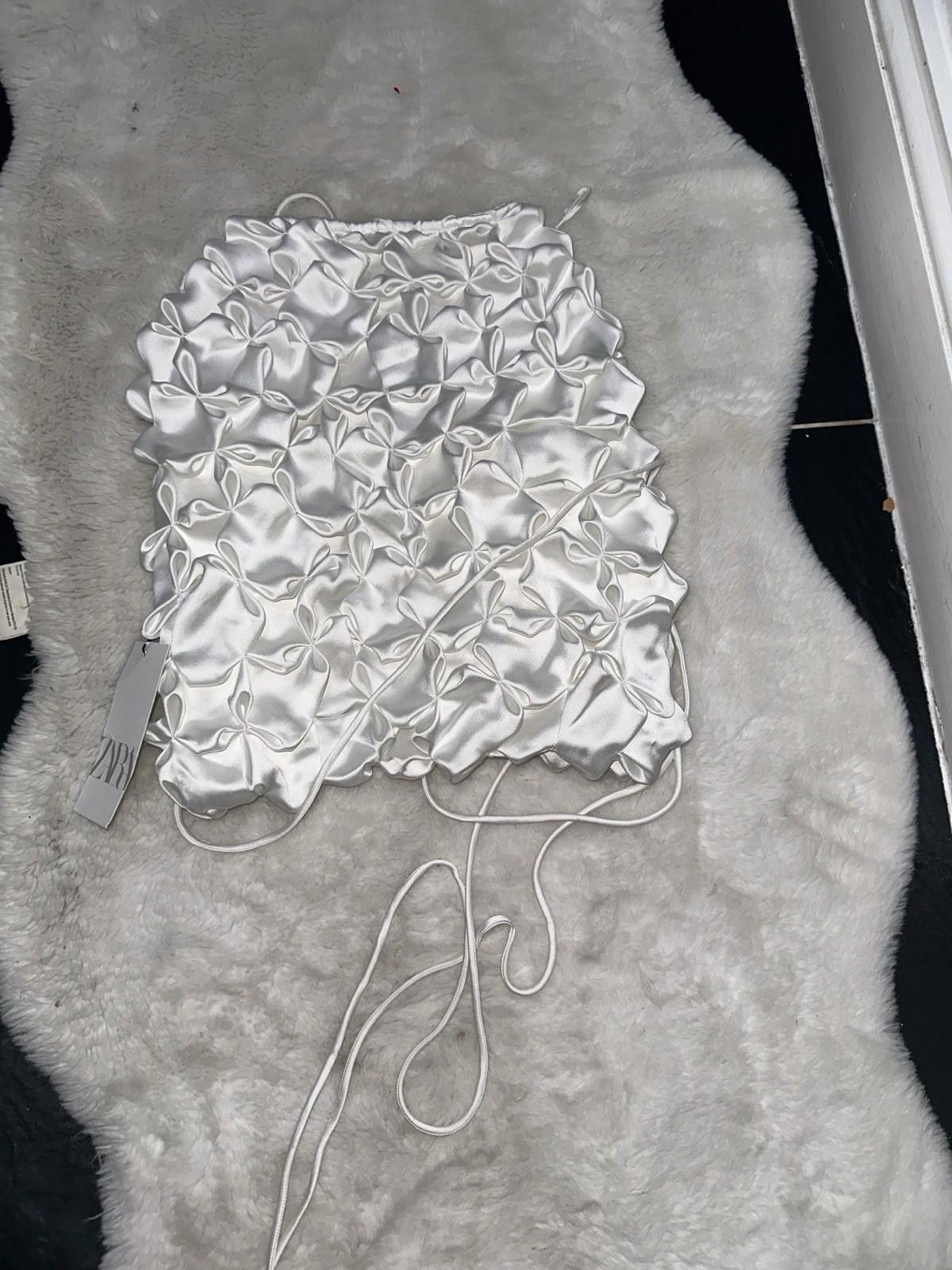 Zara ZARA white top satin size XXL BNWT Size XXL / US 16-18 / IT 52-54 - 1 Thumbnail