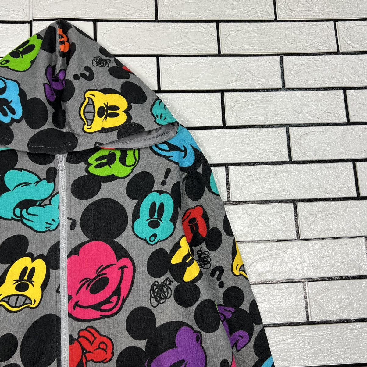 Disney DISNEY Mickey Mouse All Over Logo Zipper Hoodies #4236-C193 Size US L / EU 52-54 / 3 - 4 Thumbnail