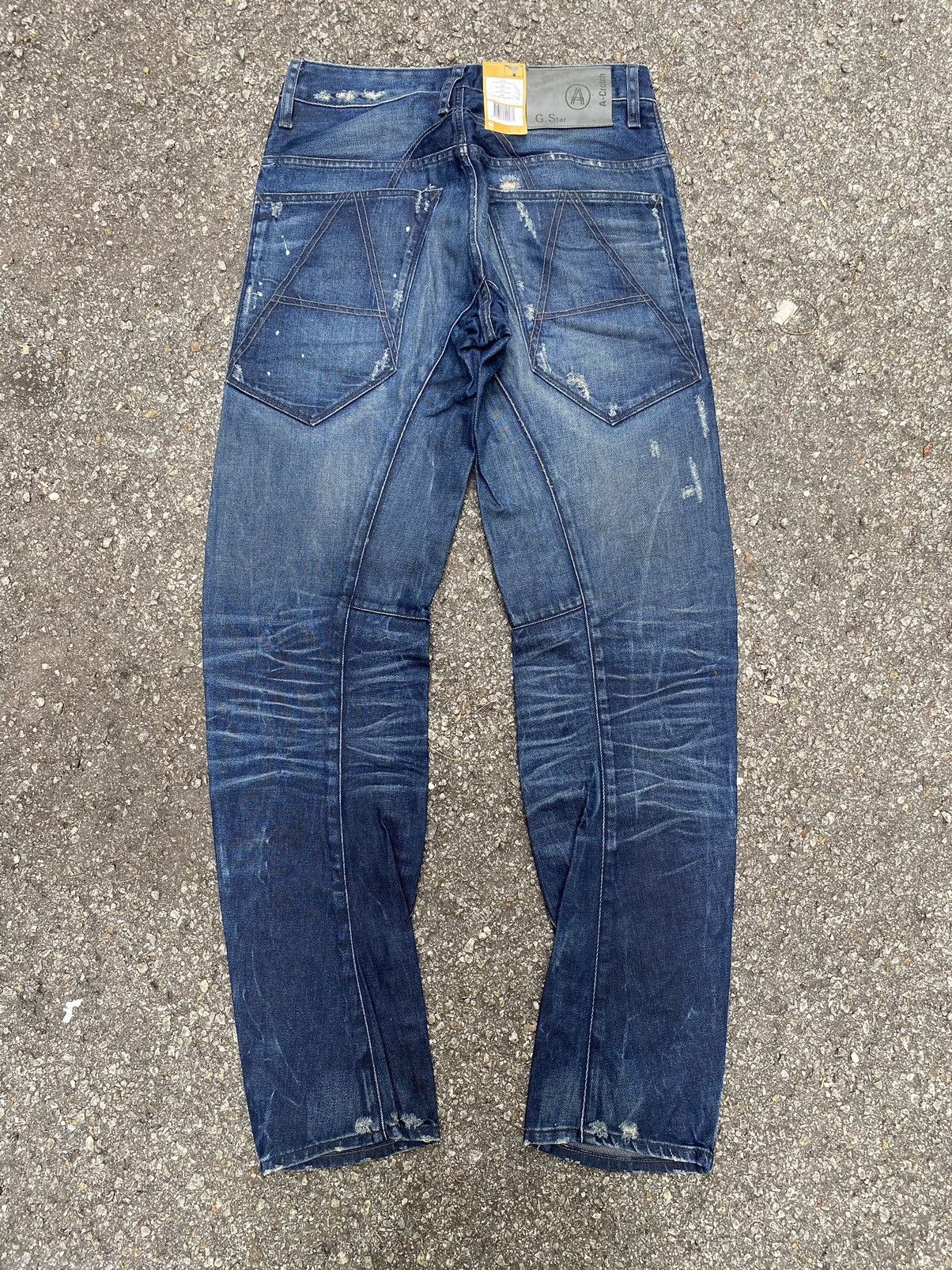 G-Star G Star Raw Distressed Denim Pants Jeans Size US 29 - 2 Thumbnail