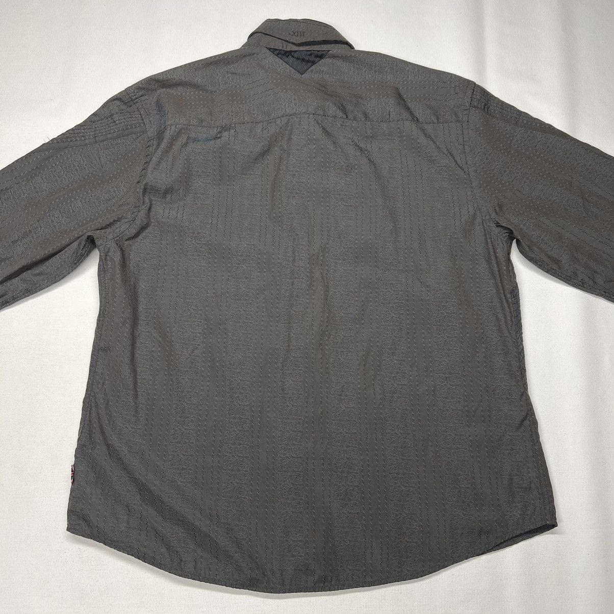 English Laundry English Laundry Christopher Wicks Shirt Brown Embroidered Size US XXL / EU 58 / 5 - 13 Thumbnail