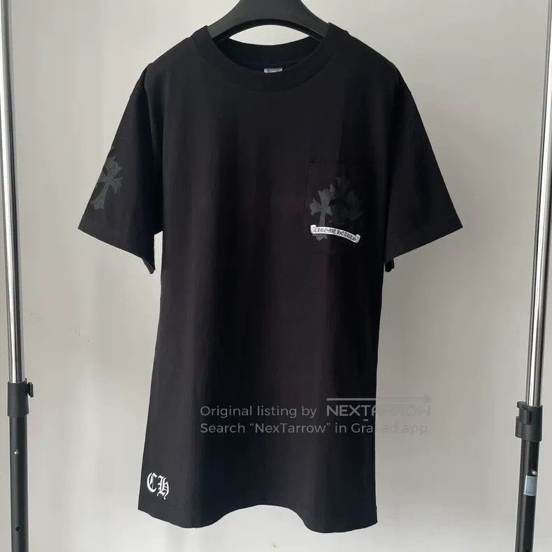 Chrome Hearts CHROME HEARTS Size M Black full printed cross stripes three Size US M / EU 48-50 / 2 - 1 Thumbnail