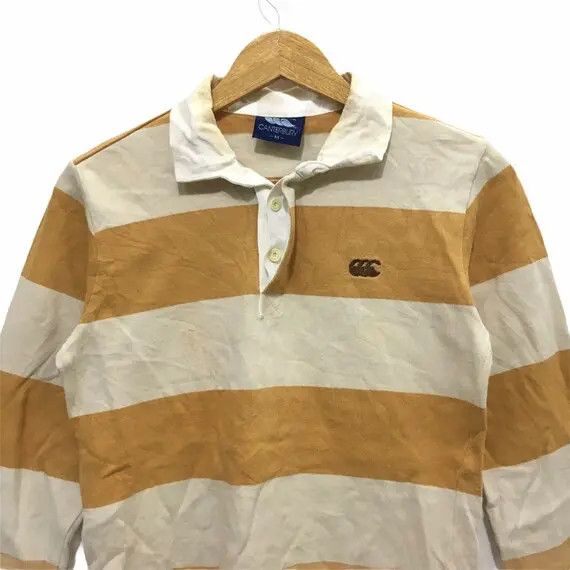 Canterbury of New Zealand Vintage CANTERBURY New Zealand Rugby Striped Polo Tee Shirt Size US S / EU 44-46 / 1 - 2 Thumbnail
