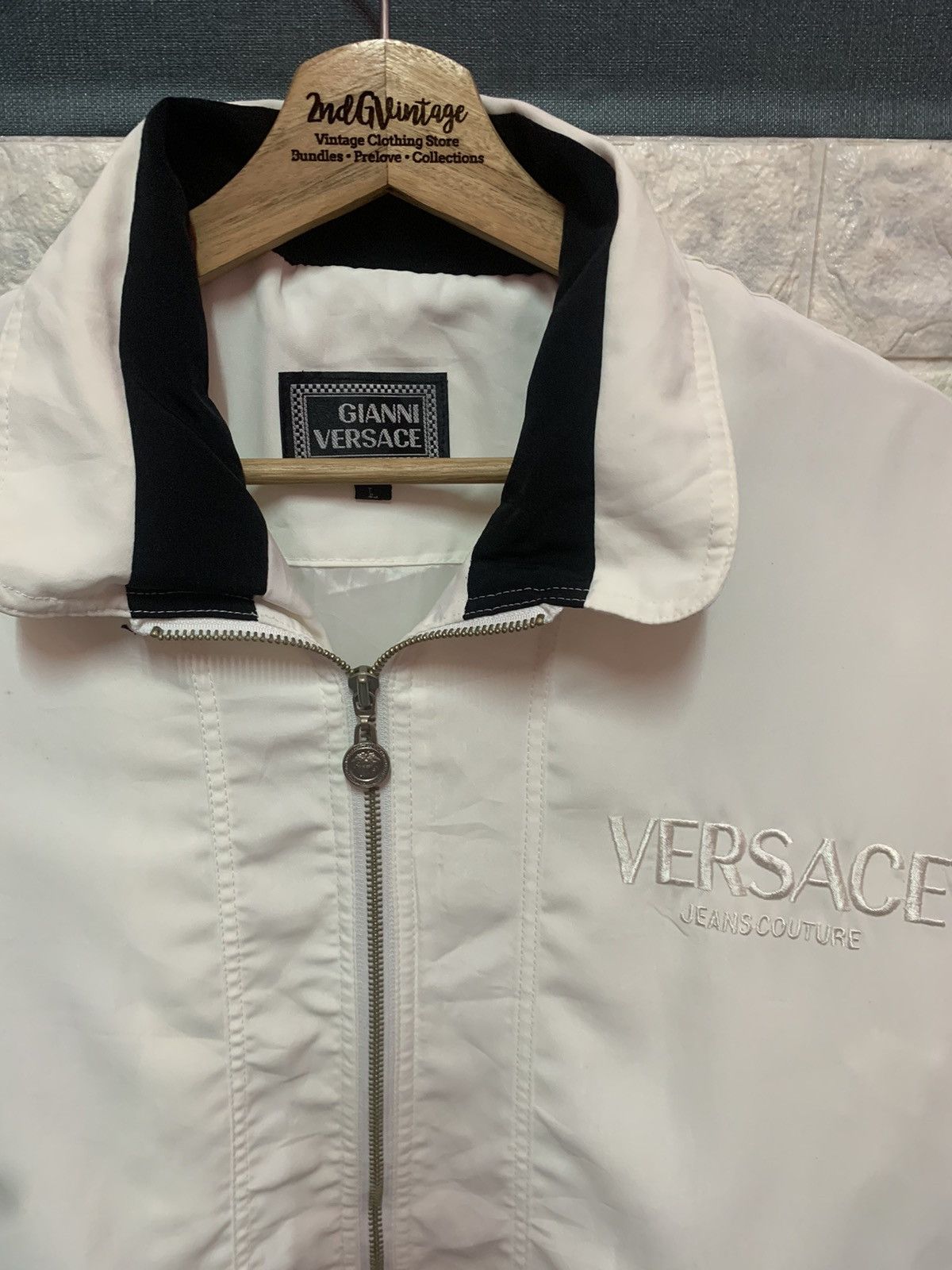 Versace × Vintage VINTAGE!! Windbreaker GIANNI VERSACE Size US L / EU 52-54 / 3 - 4 Thumbnail