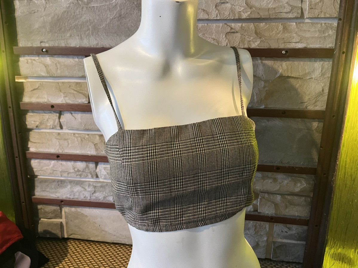 Other F21 Forever 21 Cropped Plaid Shirt Size Medium Size M / US 6-8 / IT 42-44 - 1 Thumbnail