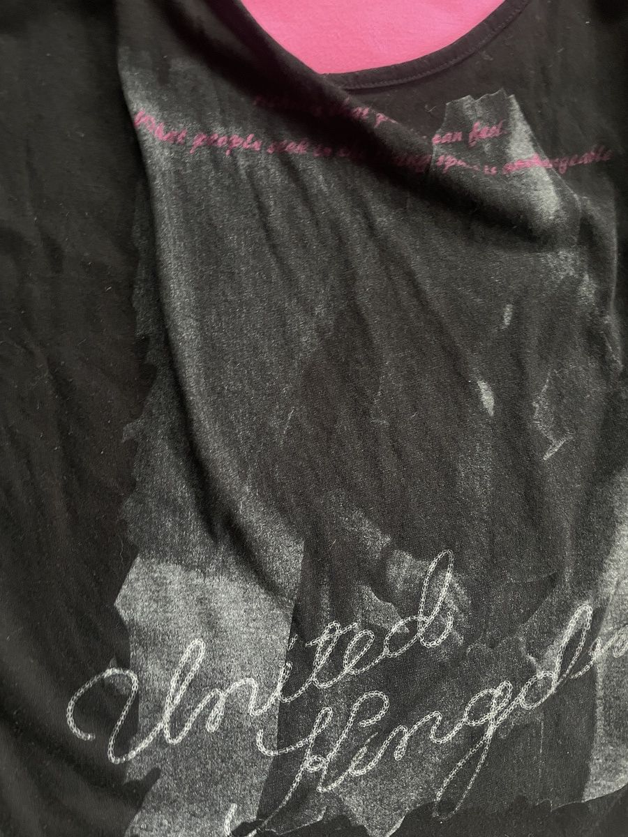 If Six Was Nine 2000s Japanese archive Layered Drape Poem 3/4 Sleeve Tee Y2K Size US S / EU 44-46 / 1 - 5 Thumbnail