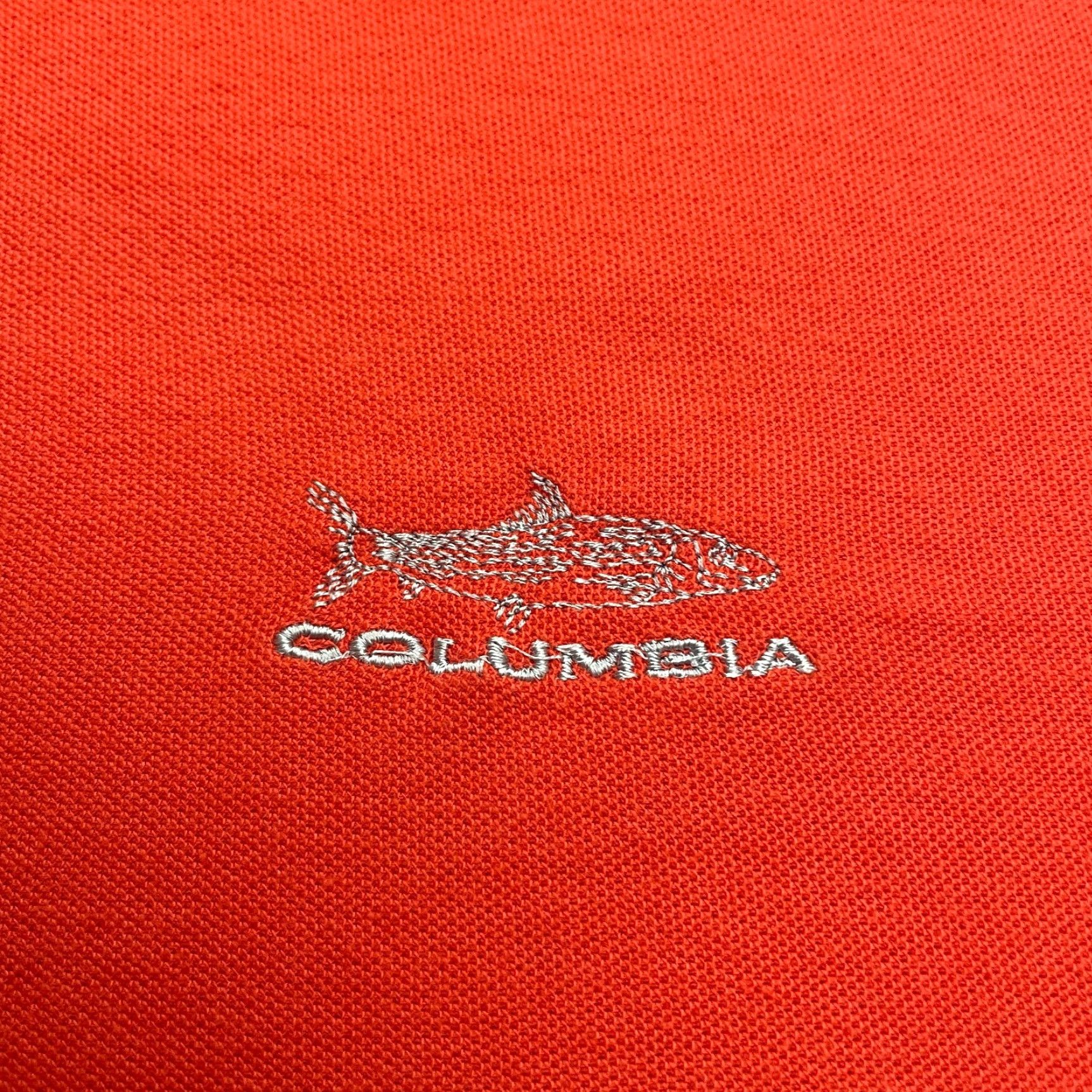 Vintage Columbia Polo Shirt Mens Large Orange Short Sleeve 100% Cotton Fishing Camping Shirt Regular Fit Collared Logo Breathable Easy Care Vintage No Size US L / EU 52-54 / 3 - 4 Thumbnail