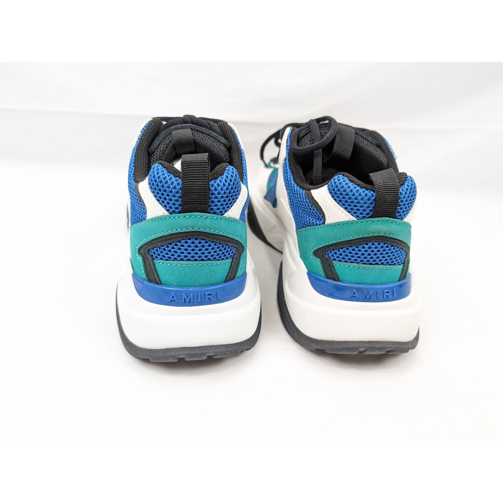 Amiri o1rshd1 Bone Runners in Teal/Blue/Black Size US 12 / EU 45 - 17 Thumbnail