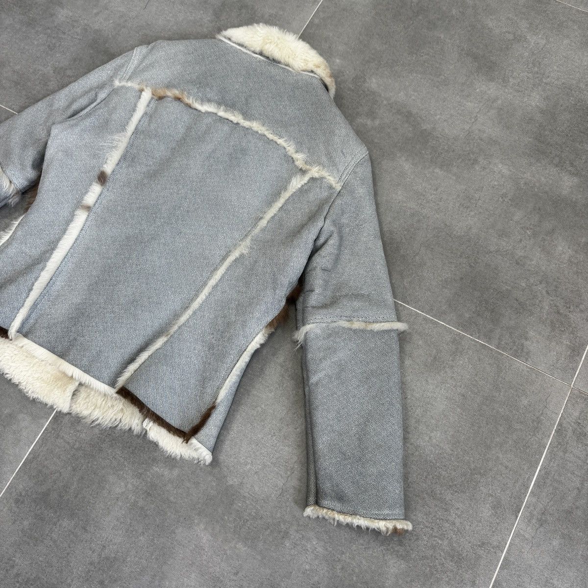 Dolce & Gabbana Dolce & Gabbana Shearling Sheepskin Leather Jacket Fur Trim Size S / US 4 / IT 40 - 24 Thumbnail