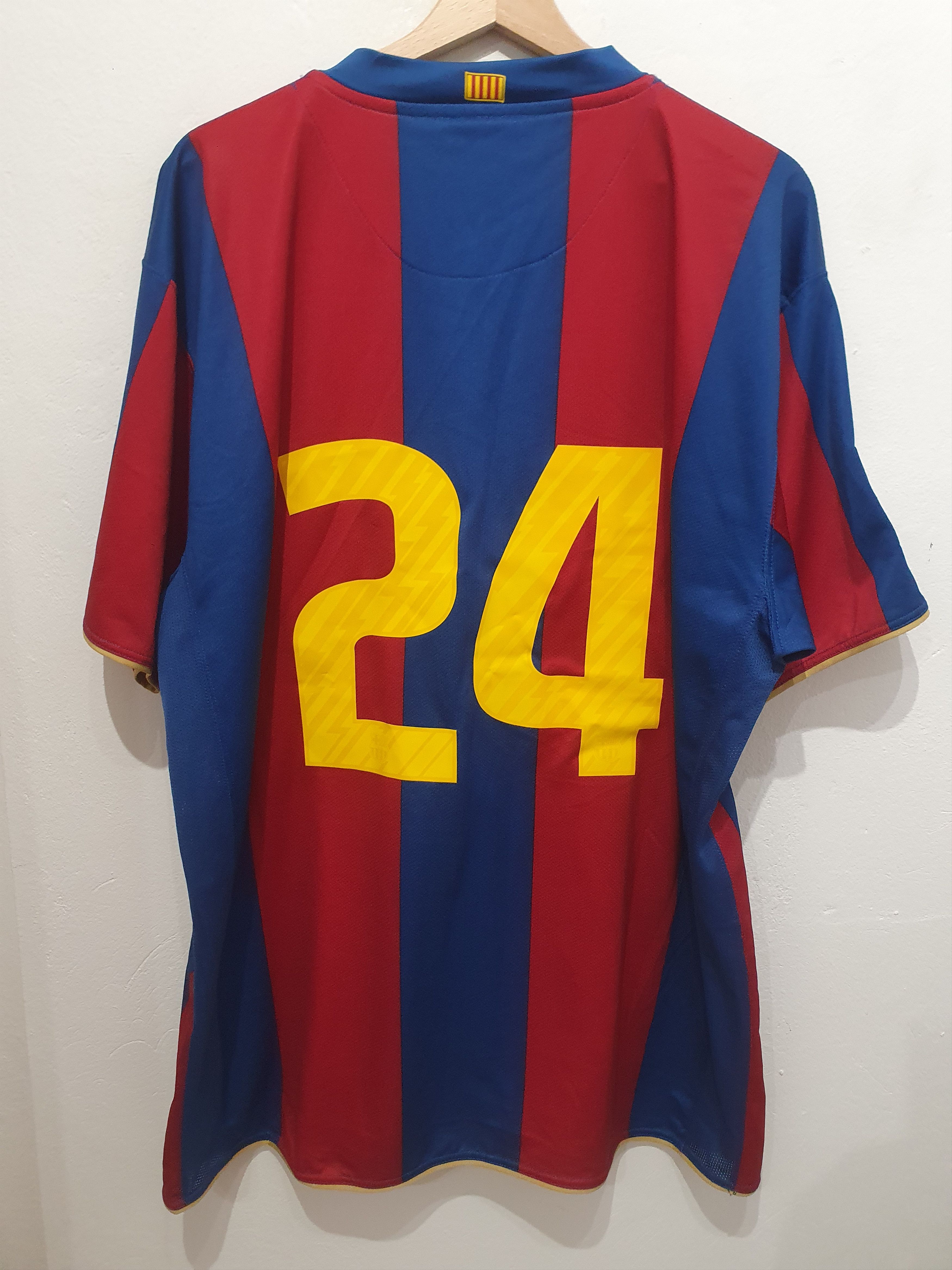 FC BARCELONA 2007 2008 NIKE SIZE XXL 2XL SHIRT JERSEY