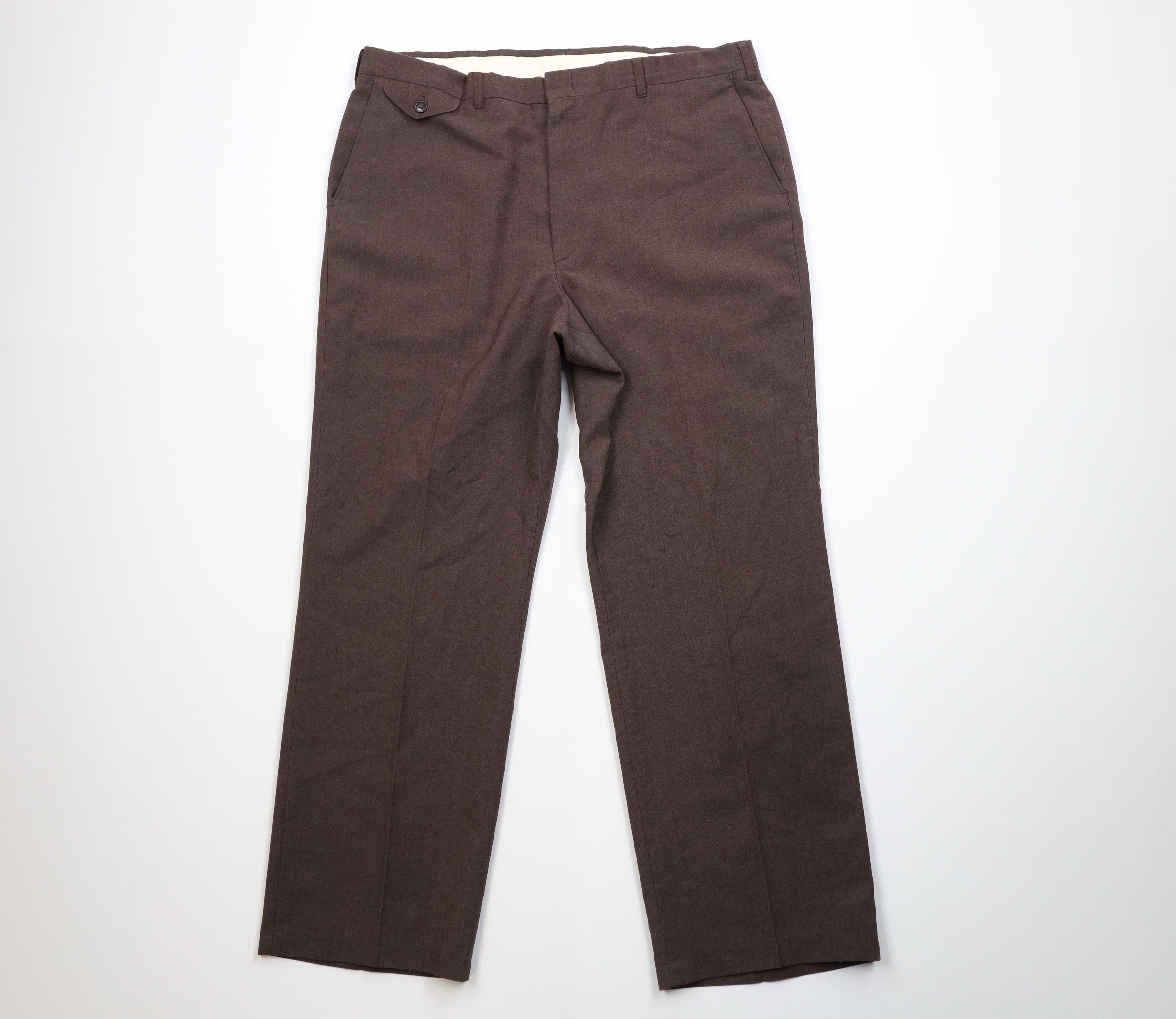 Vintage Vintage 90s Streetwear Wool Blend Wide Leg Chino Pants Size US 38 / EU 54 - 1 Thumbnail