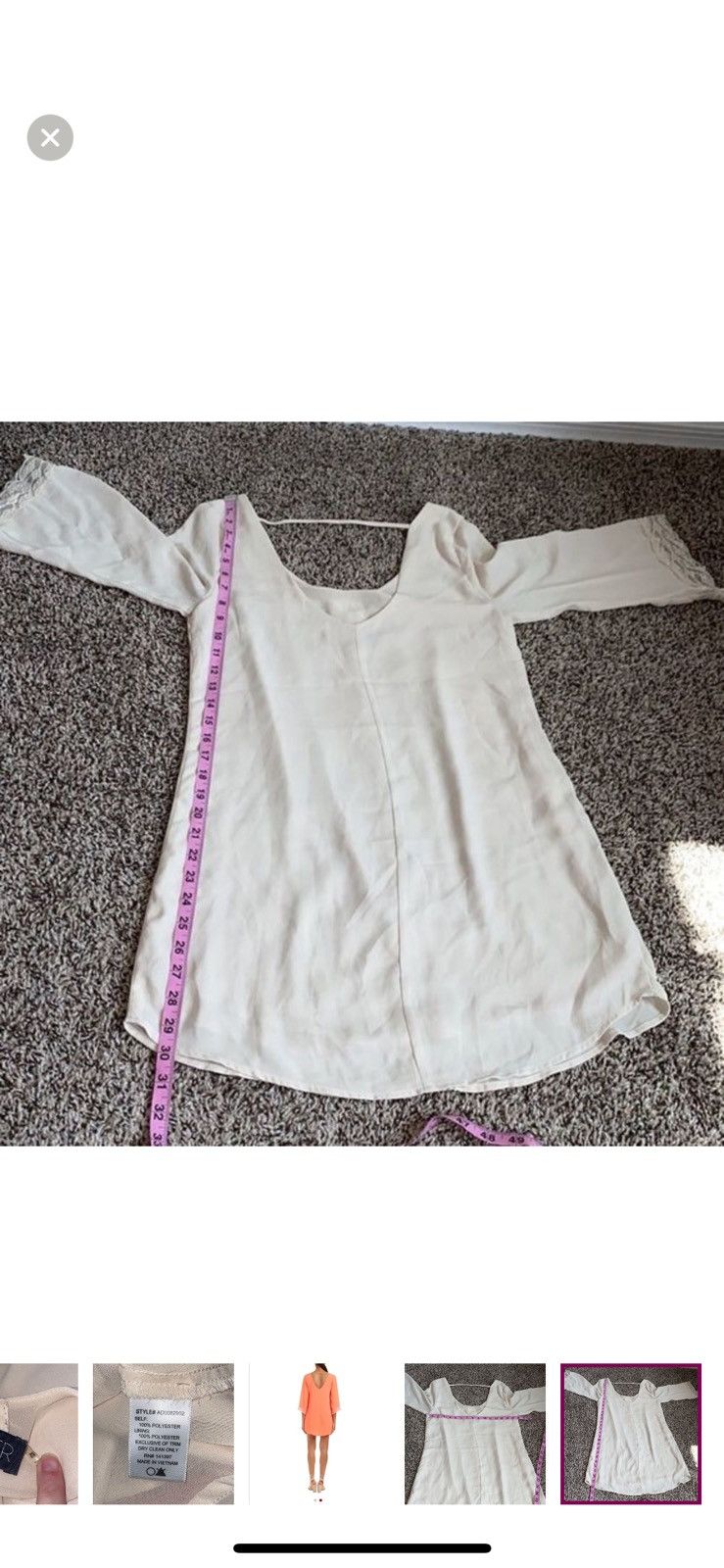 ASTR The Label Astr XS lace trim shift dress Size XS / US 0-2 / IT 36-38 - 6 Thumbnail