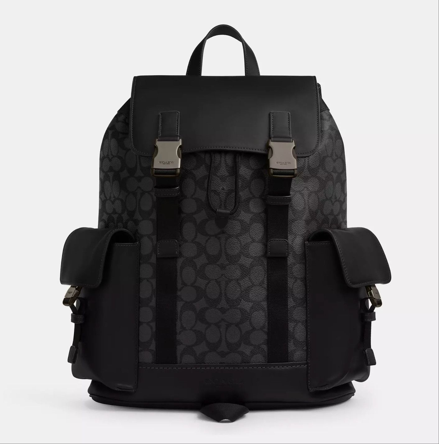 Coach MEN'S Clark Backpack In Signature Canvas CCF90 Size ONE SIZE - 2 Thumbnail