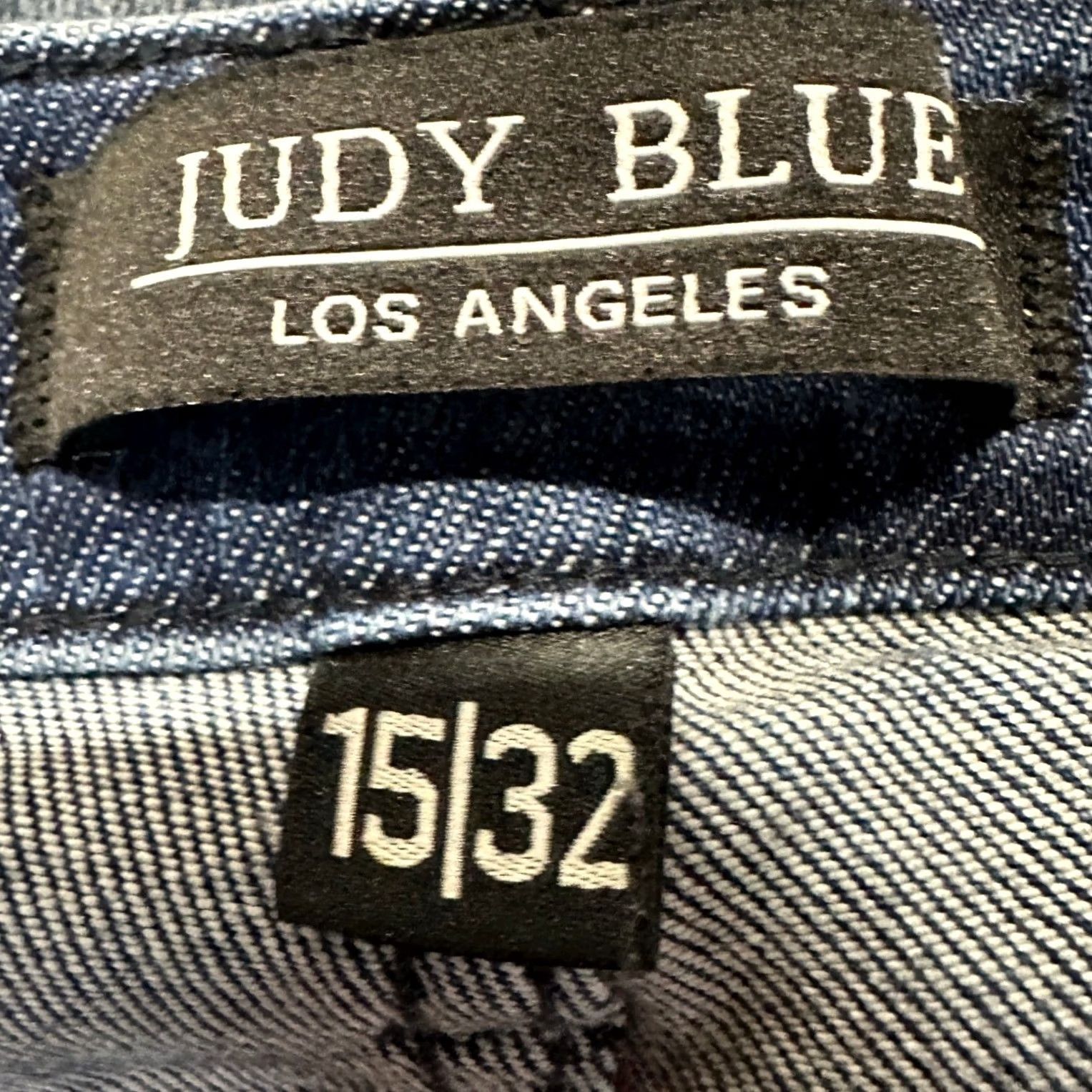 Vintage Judy Blue Jeans Womens Jeans Ankle Distressed Raw Hem Relaxed Stretch High Rise 15-32 Blue Size 36" / US 14 / IT 50 - 4 Thumbnail