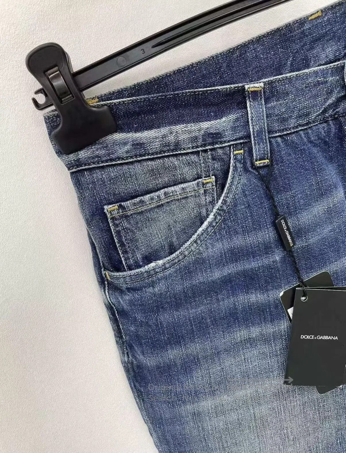 Dolce & Gabbana Blue Distressed Denim Jeans Size 30. Size US 30 / EU 46 - 3 Thumbnail
