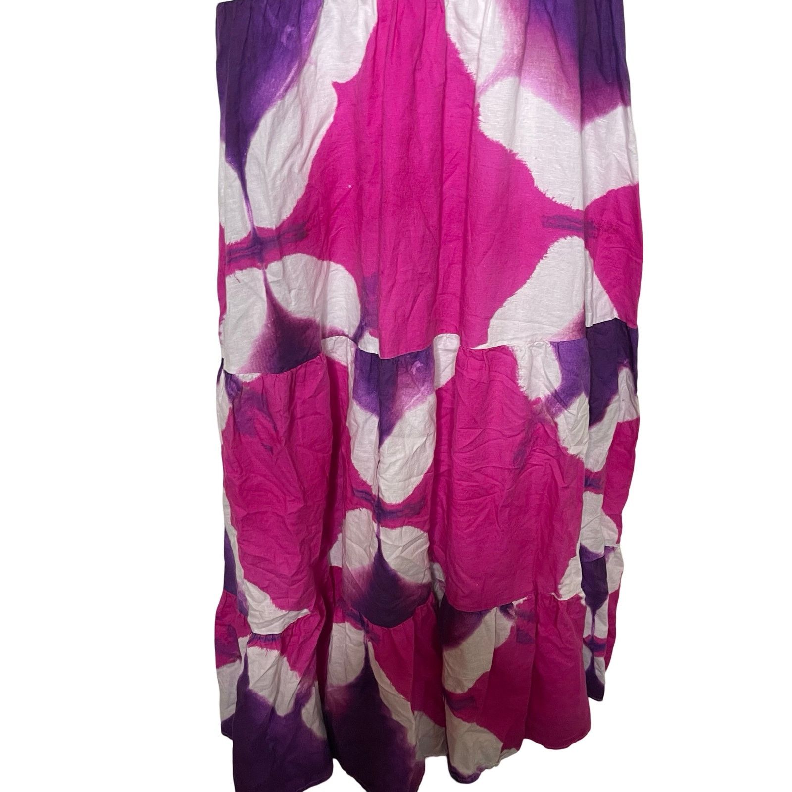 Other Busayo pink purple Tie Dye One Shoulder Dress sz 10 Size L / US 10 / IT 46 - 5 Thumbnail
