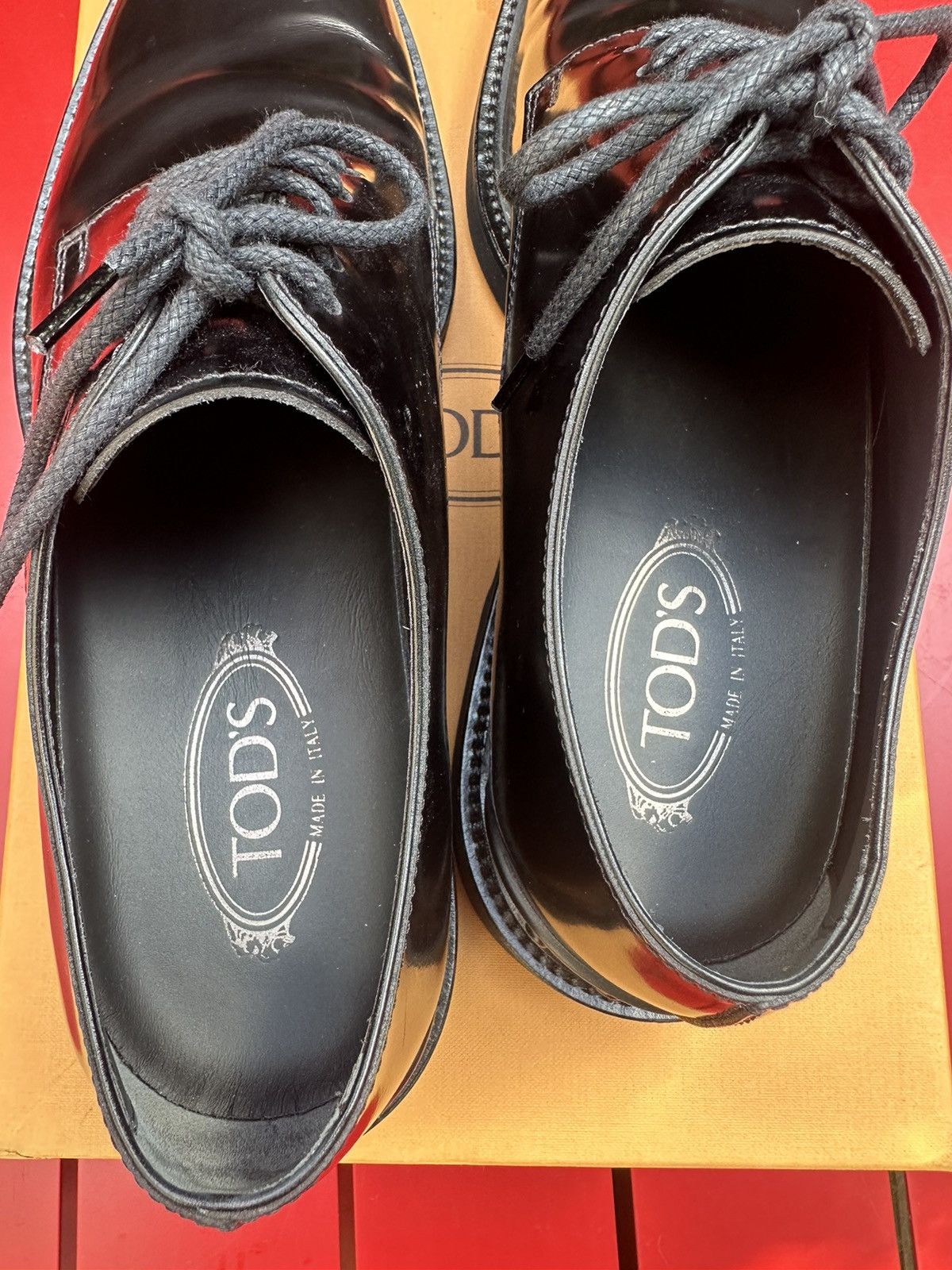 Tod's Tod’s derby leather shoes Size US 10 / EU 43 - 4 Thumbnail