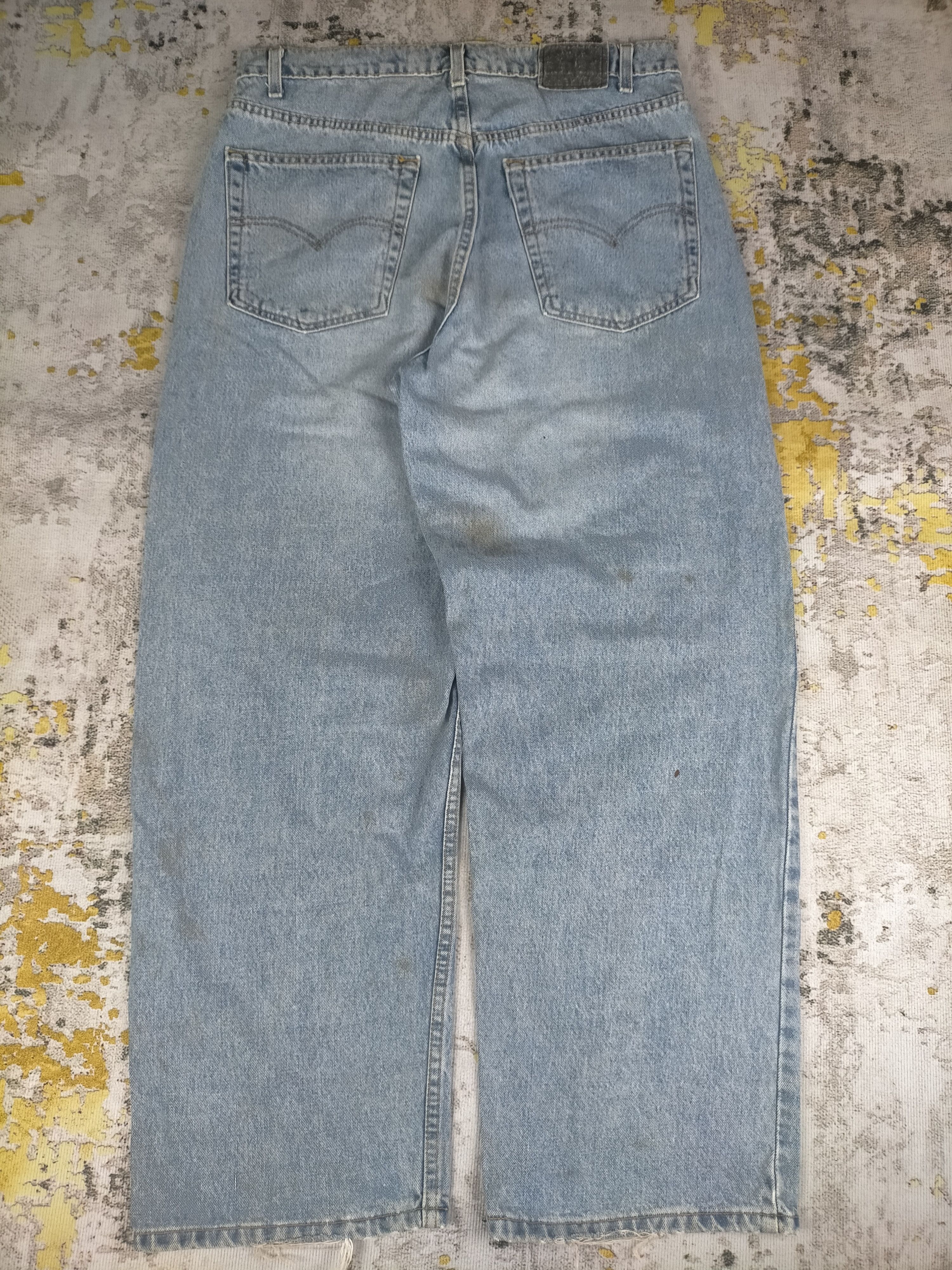 Ecko Unltd. 🔥 90s Vintage Levi's Silver Tab Baggy Loose Wide Leg Size US 33 - 2 Thumbnail