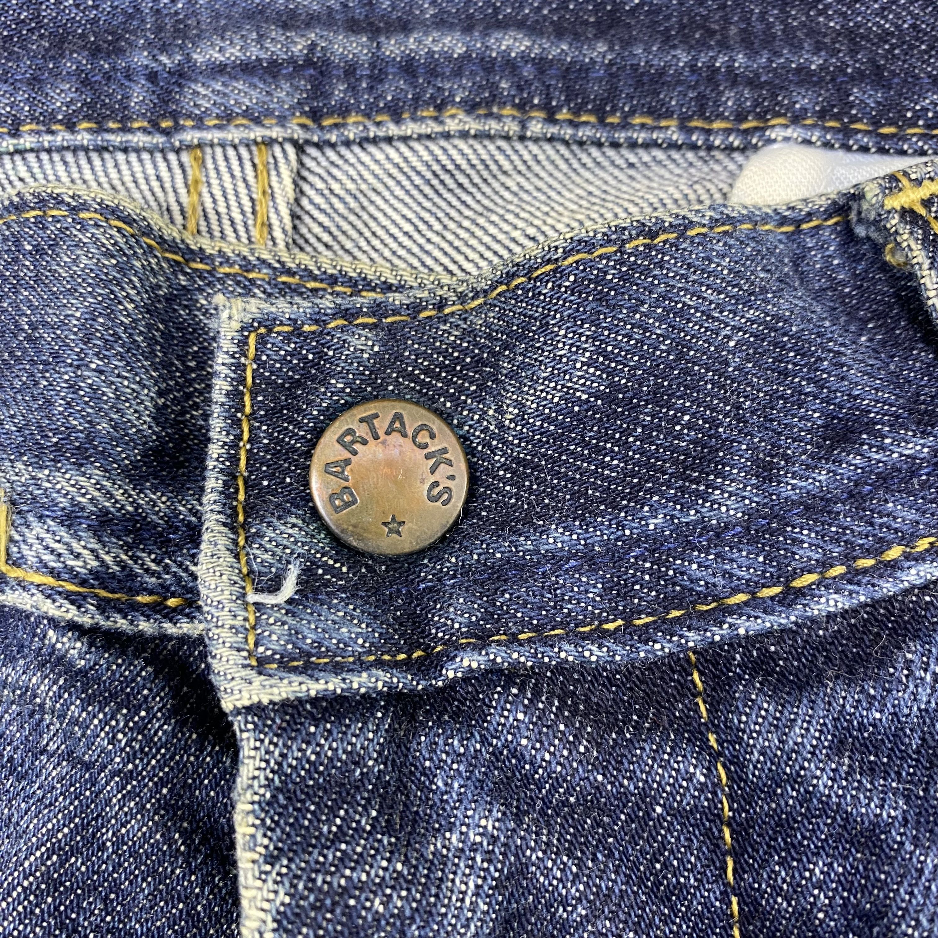 If Six Was Nine 2000s BARTACK JAPAN JEANS-J1151 Size US 36 / EU 52 - 9 Thumbnail