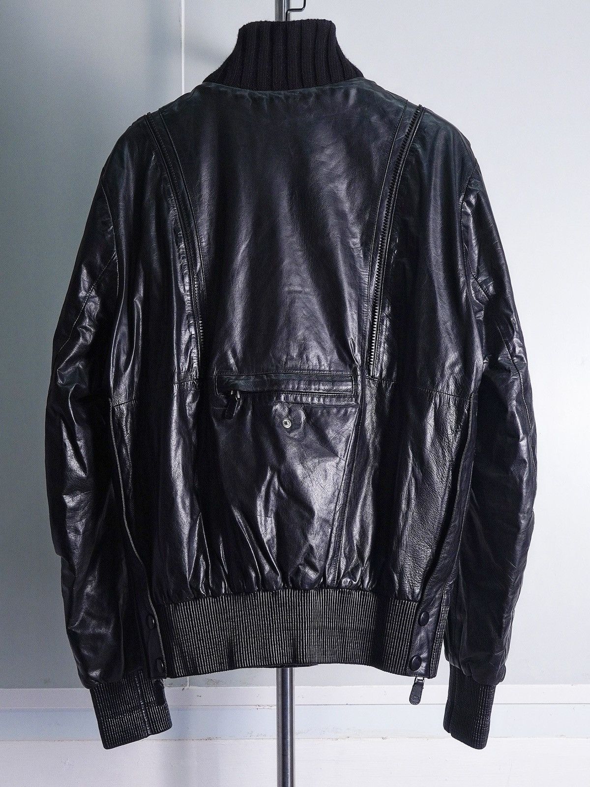 Gucci FW03 Zipper Leather Jacket Tom Ford Era Size US M / EU 48-50 / 2 - 2 Thumbnail