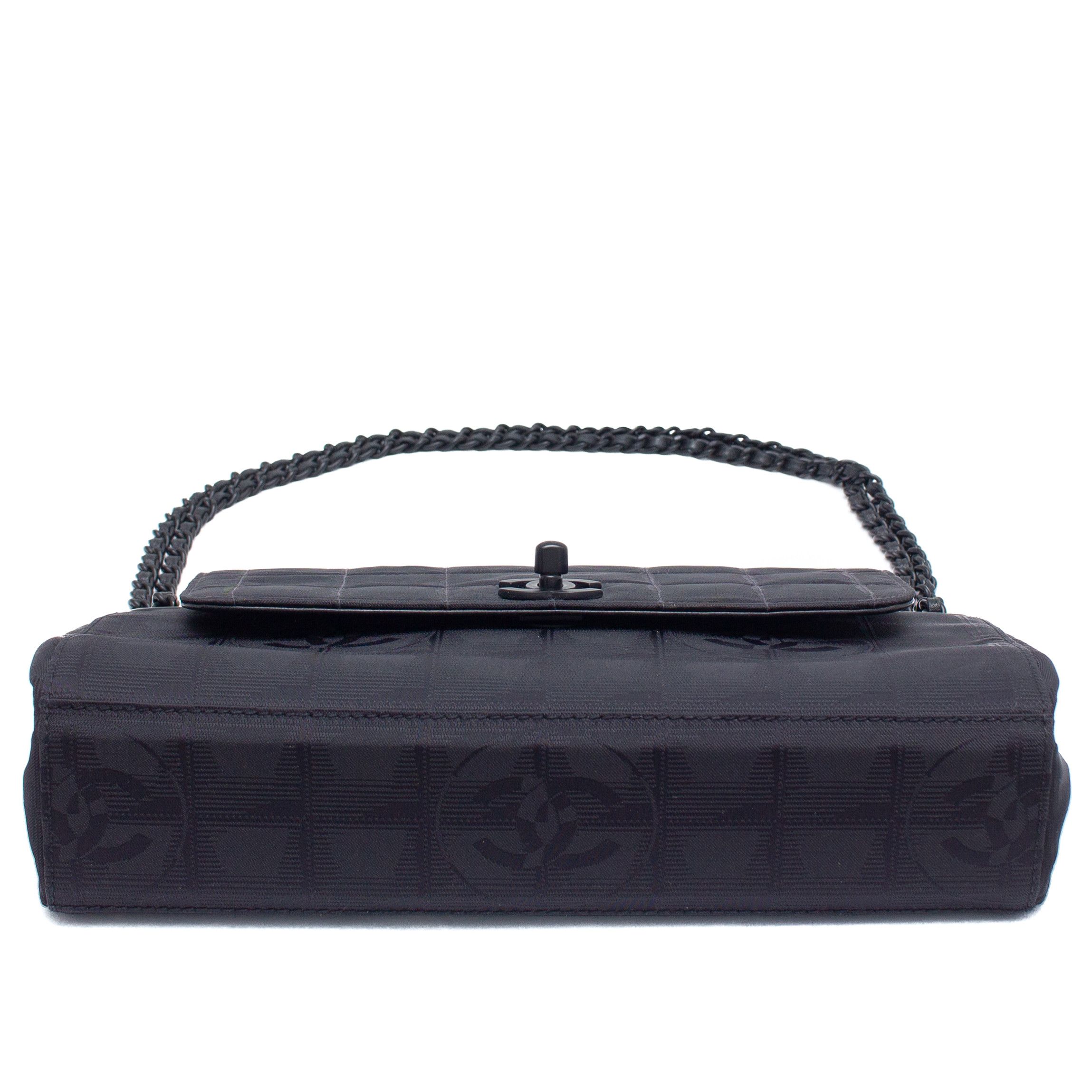 Chanel × Vintage 5k$ VTG Chanel Travel Ligne Accordion Flap Bag CC Monogram Size ONE SIZE - 7 Thumbnail
