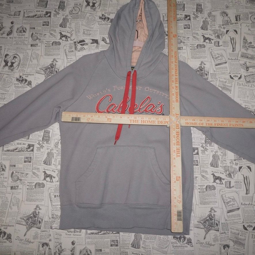 Cabelas Small - Vintage Y2K cabelas embroidered spell out 00s hoodie Size S / US 4 / IT 40 - 4 Thumbnail