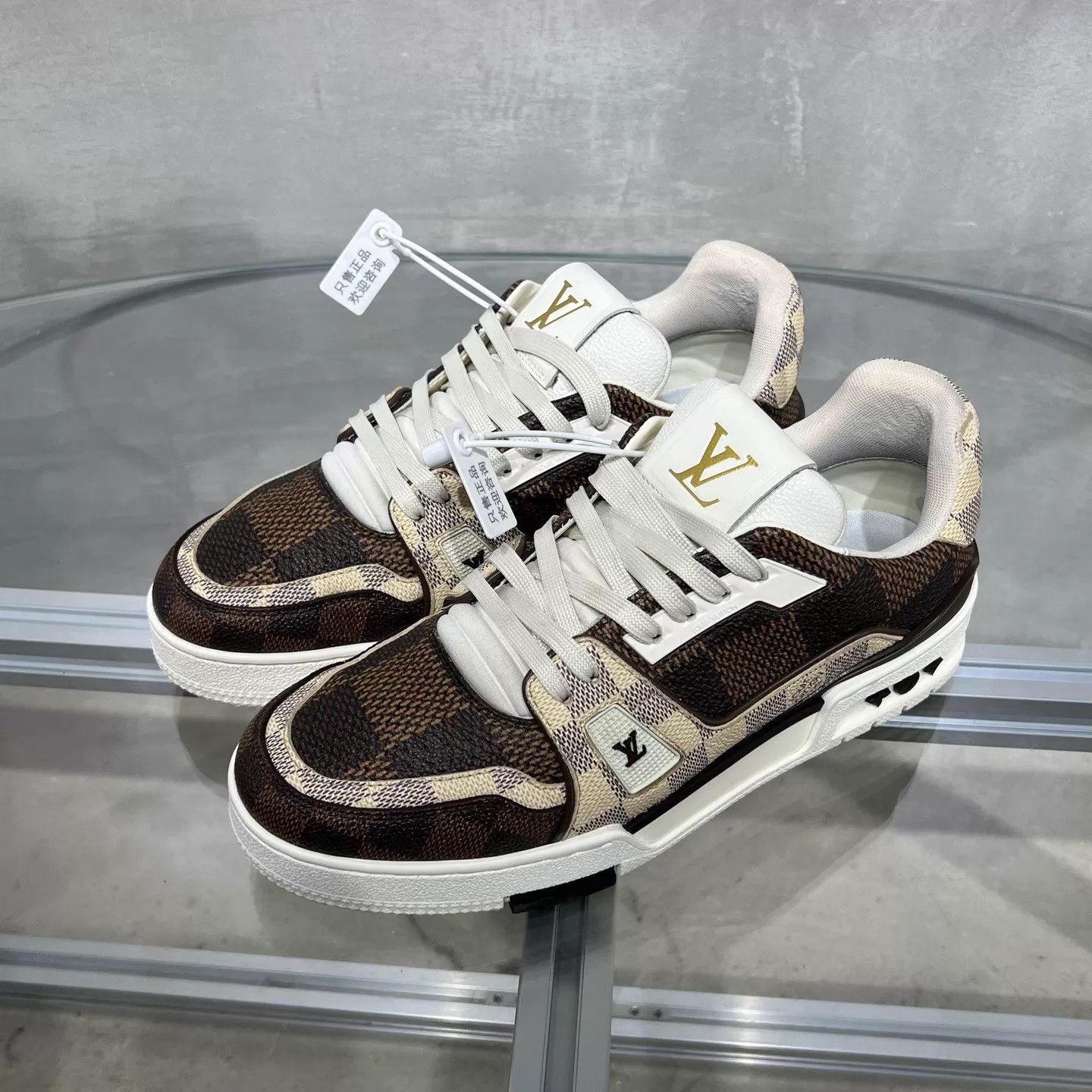 Louis Vuitton LV Trainer Brown Monogram UK6.5 (40.5) YH17621 Size US 7.5 / EU 40-41 - 2 Thumbnail