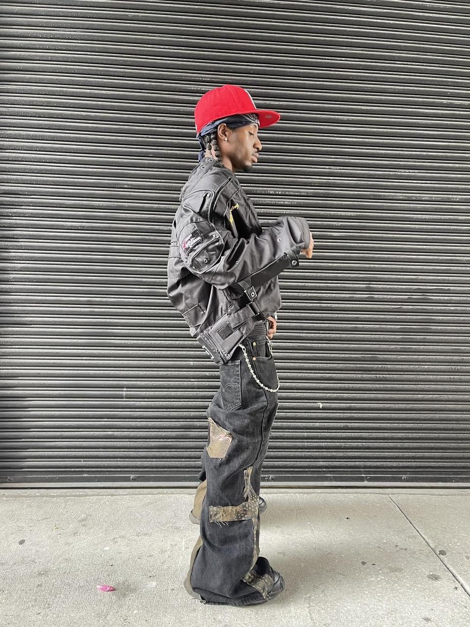 Levi's 1 of 1 reworked Levi’s pants Size US 32 / EU 48 - 2 Thumbnail