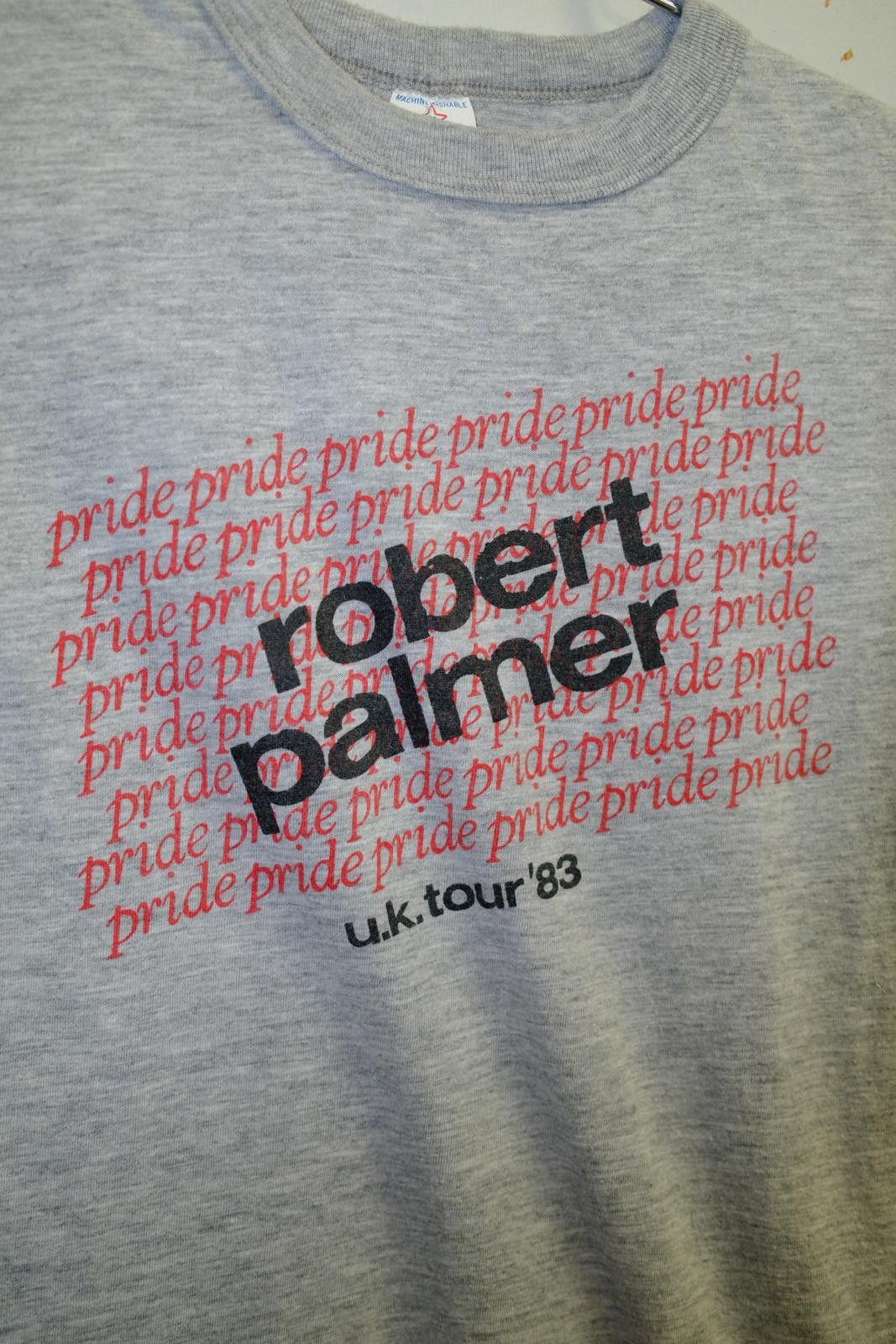 Other 83' Robert Palmer Pride U.K. Tour T-Shirt Size M / US 6-8 / IT 42-44 - 3 Thumbnail
