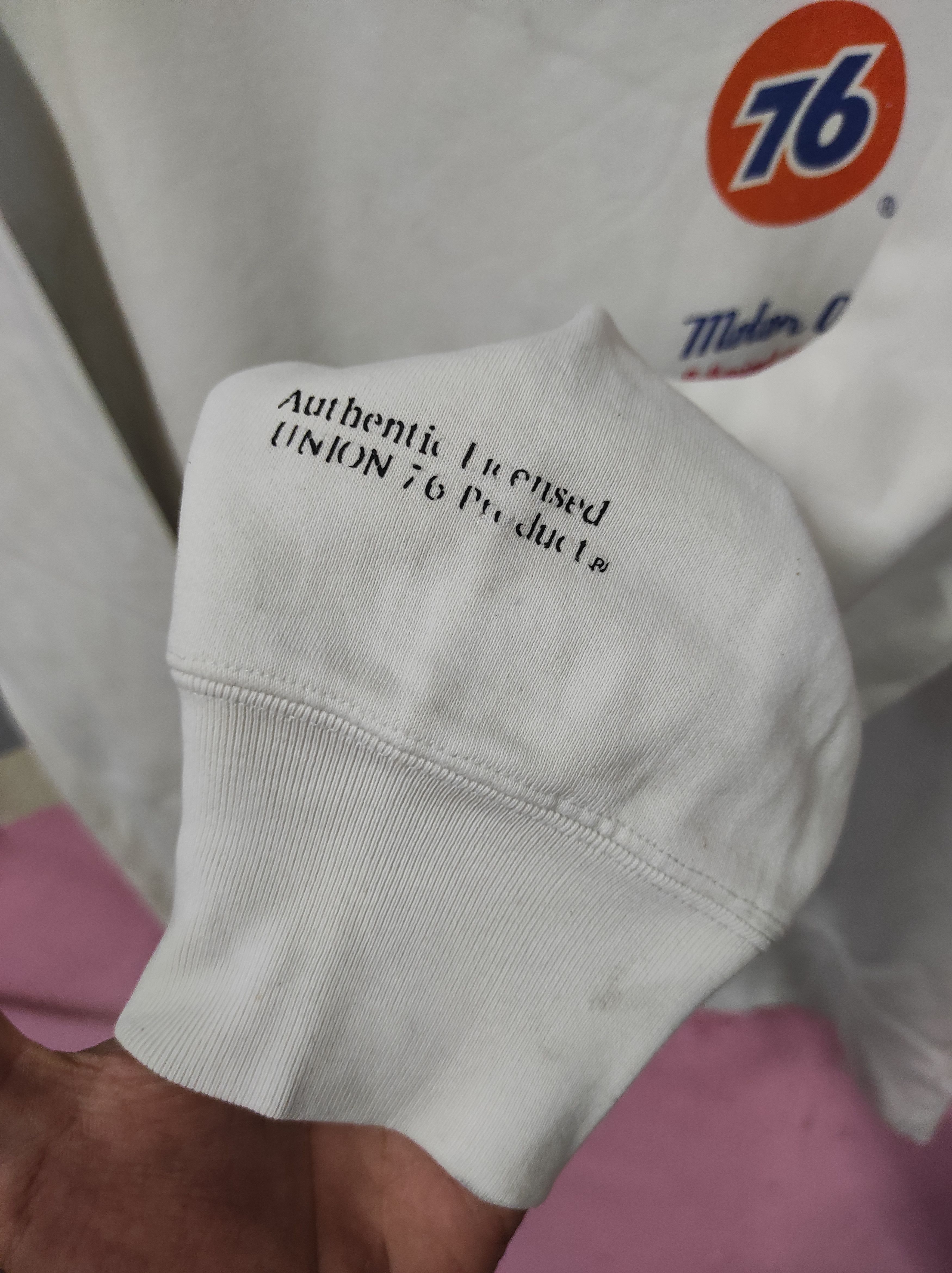 Japanese Brand 76 LUBRICANTS MOTOR OIL RACING FUEL SWEATSHIRT Size US L / EU 52-54 / 3 - 5 Thumbnail