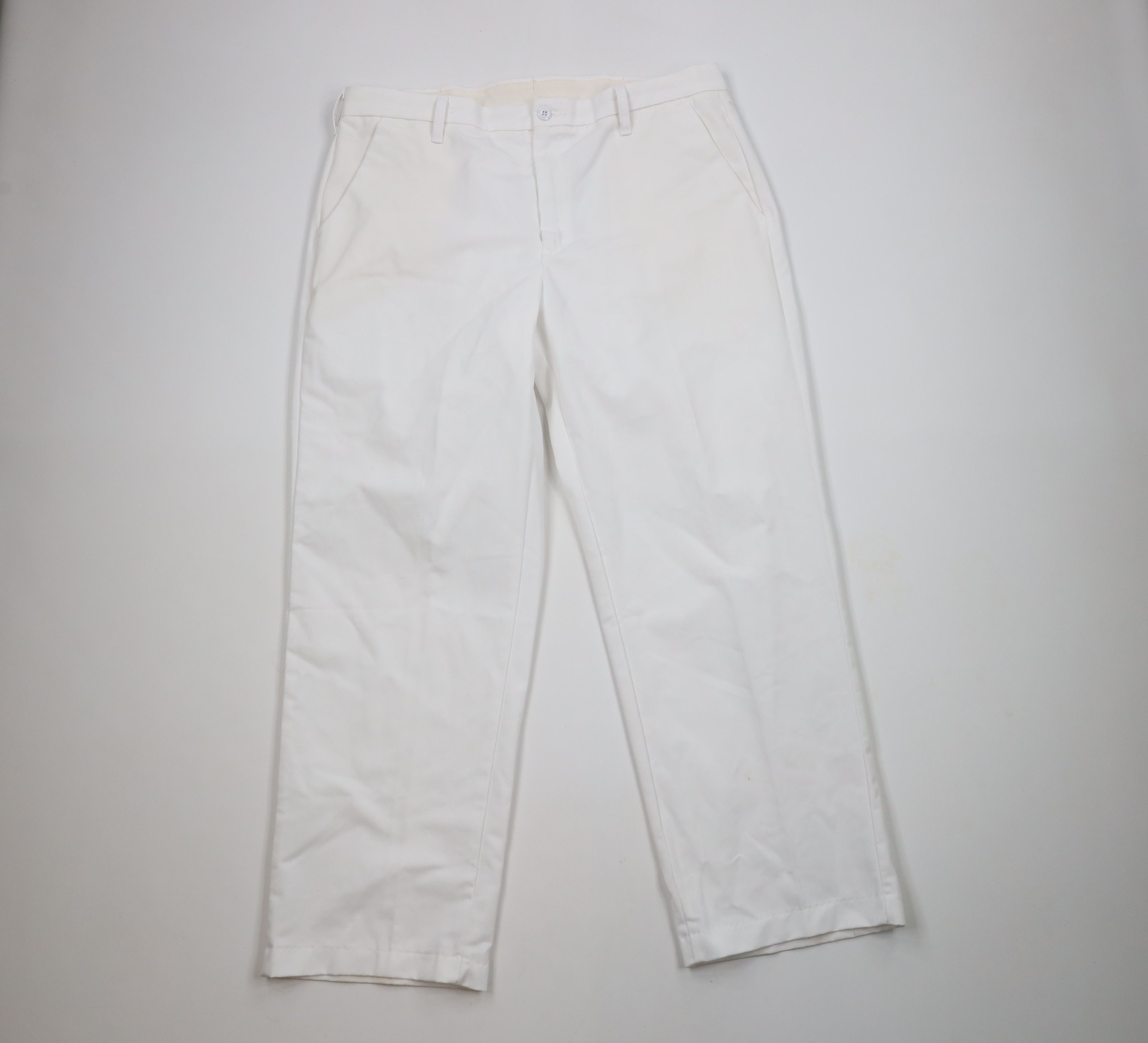 Vintage Vintage 90s Streetwear Wide Leg Mechanic Painter Pants White Size US 38 / EU 54 - 1 Thumbnail