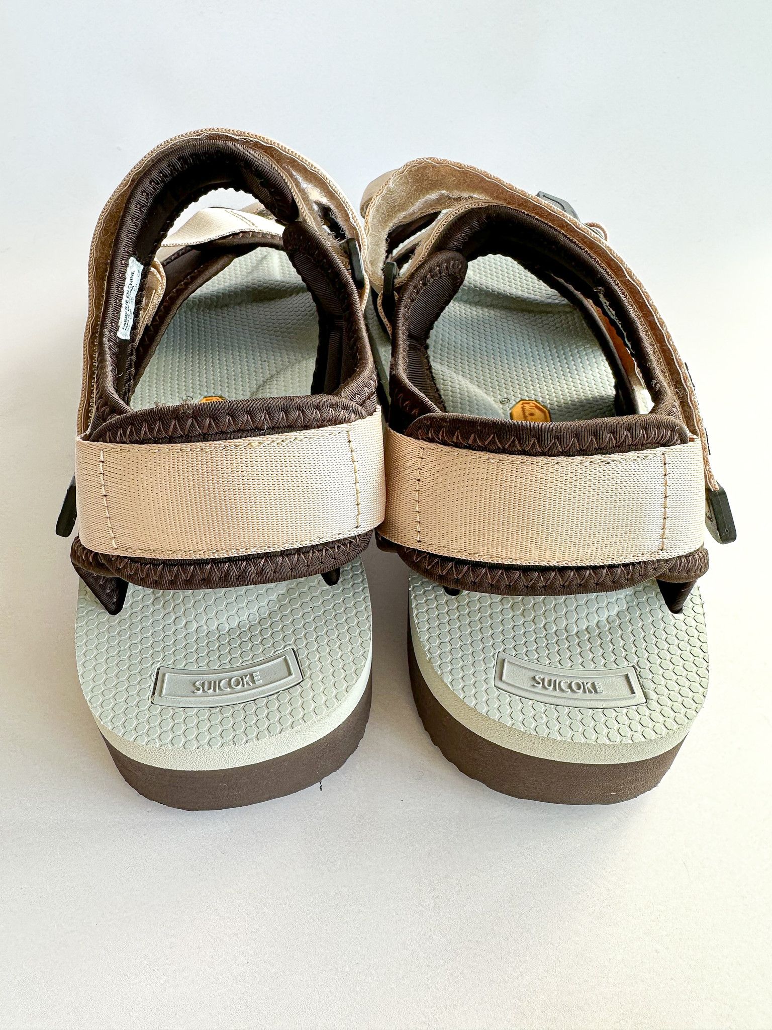 Suicoke Suicoke Brown Beige Depa-Cab Sandals Size US 10 / EU 43 - 4 Thumbnail