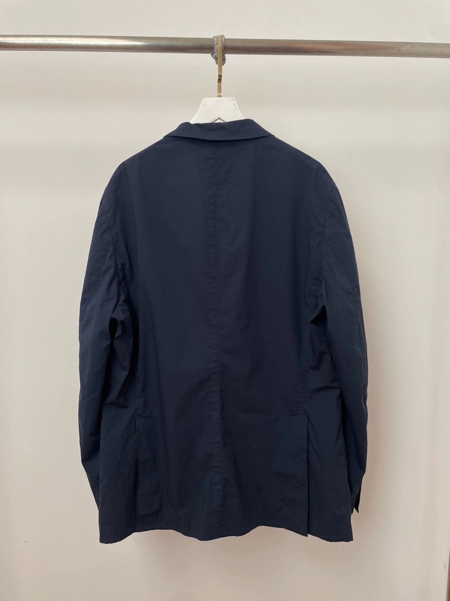 Ermenegildo Zegna EZ Spring/Summer Lightweight Navy Blue Blazer 52 2x Worn Size 52R - 2 Thumbnail