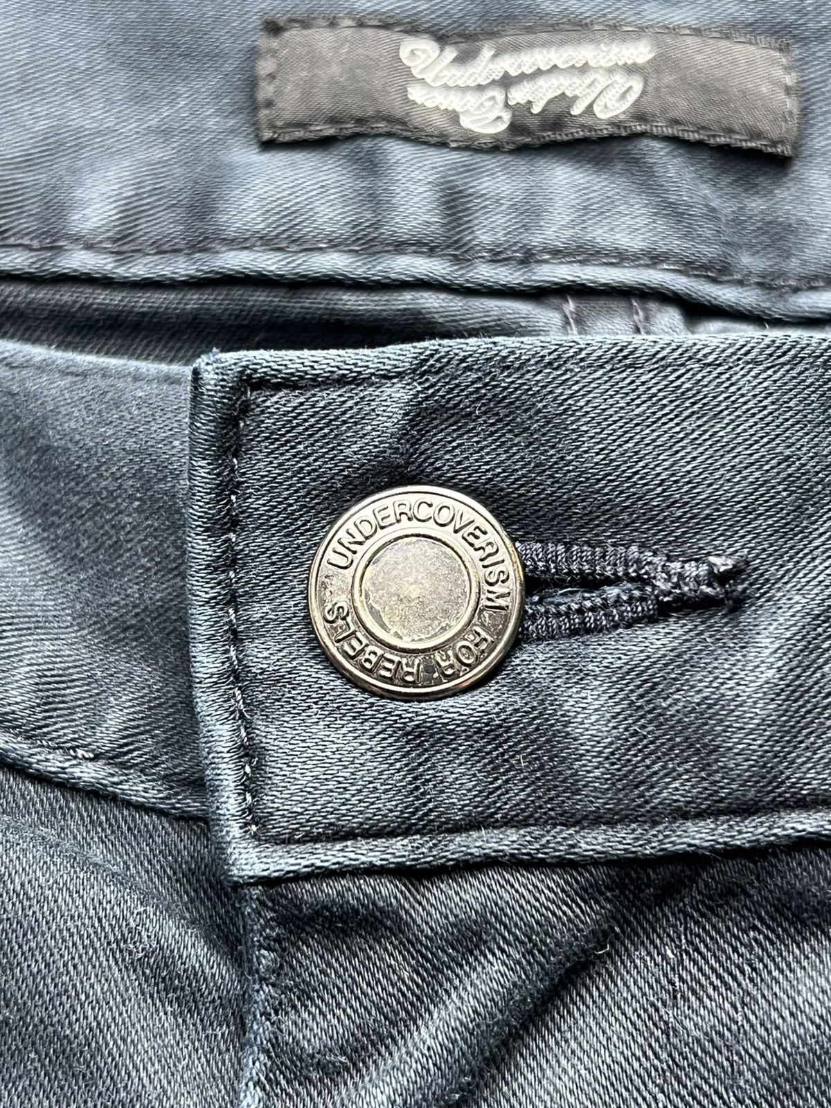 Undercover Undercoverism - AW12 Hem Piping Chino - Pants(Navy BlueDark) Size 30" / US 8 / IT 44 - 10 Thumbnail