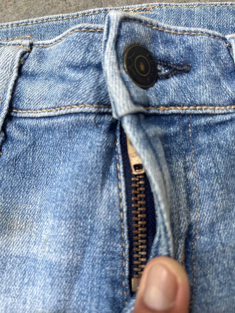 Edwin EDWIN JEANS LADY SLIM FITS DISTRESSED STYLE RARE Size 28" / US 6 / IT 42 - 8 Thumbnail
