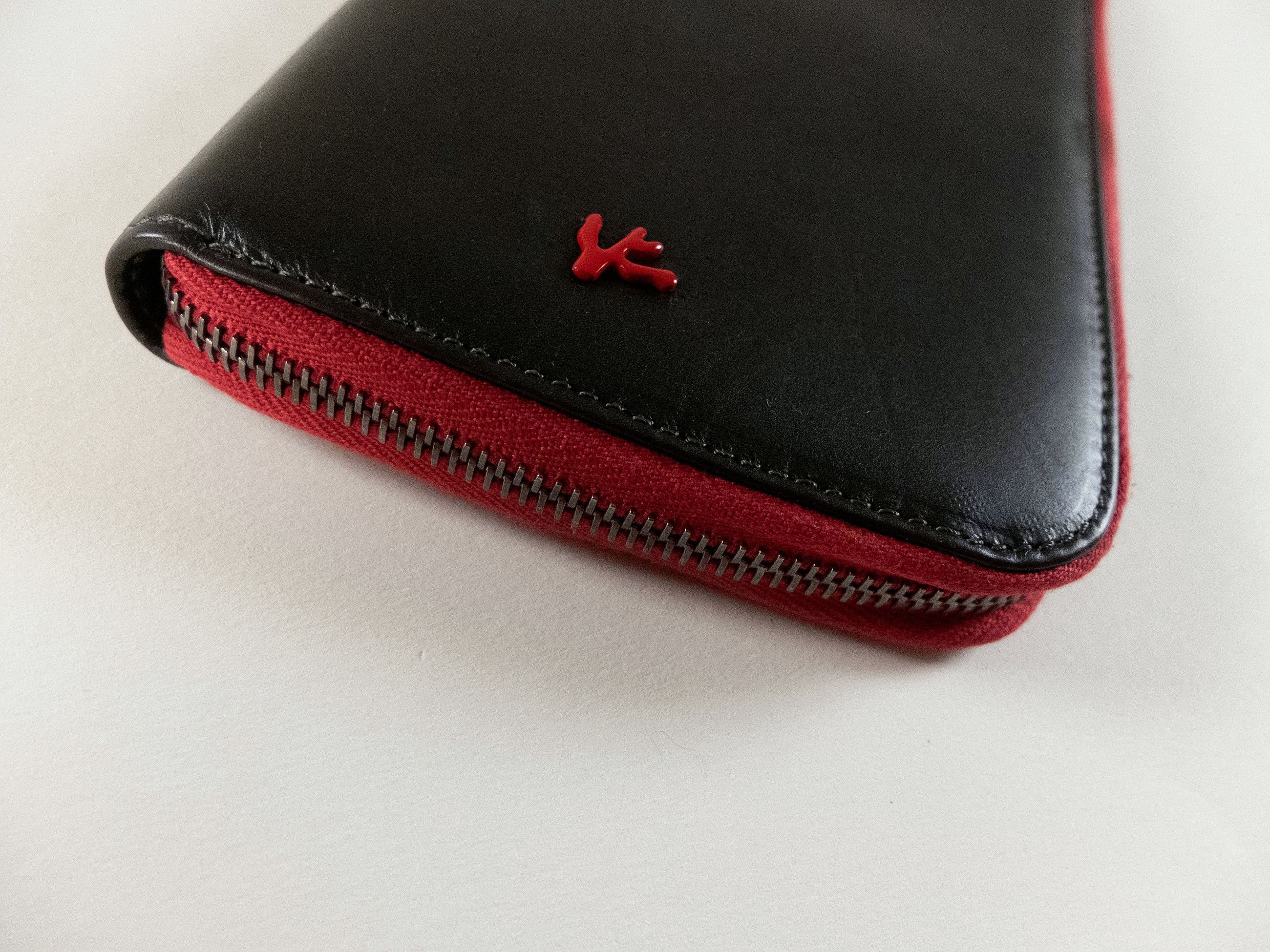 Isaia ISAIA Napoli brown red leather zip around chest wallet Italy Size ONE SIZE - 2 Thumbnail