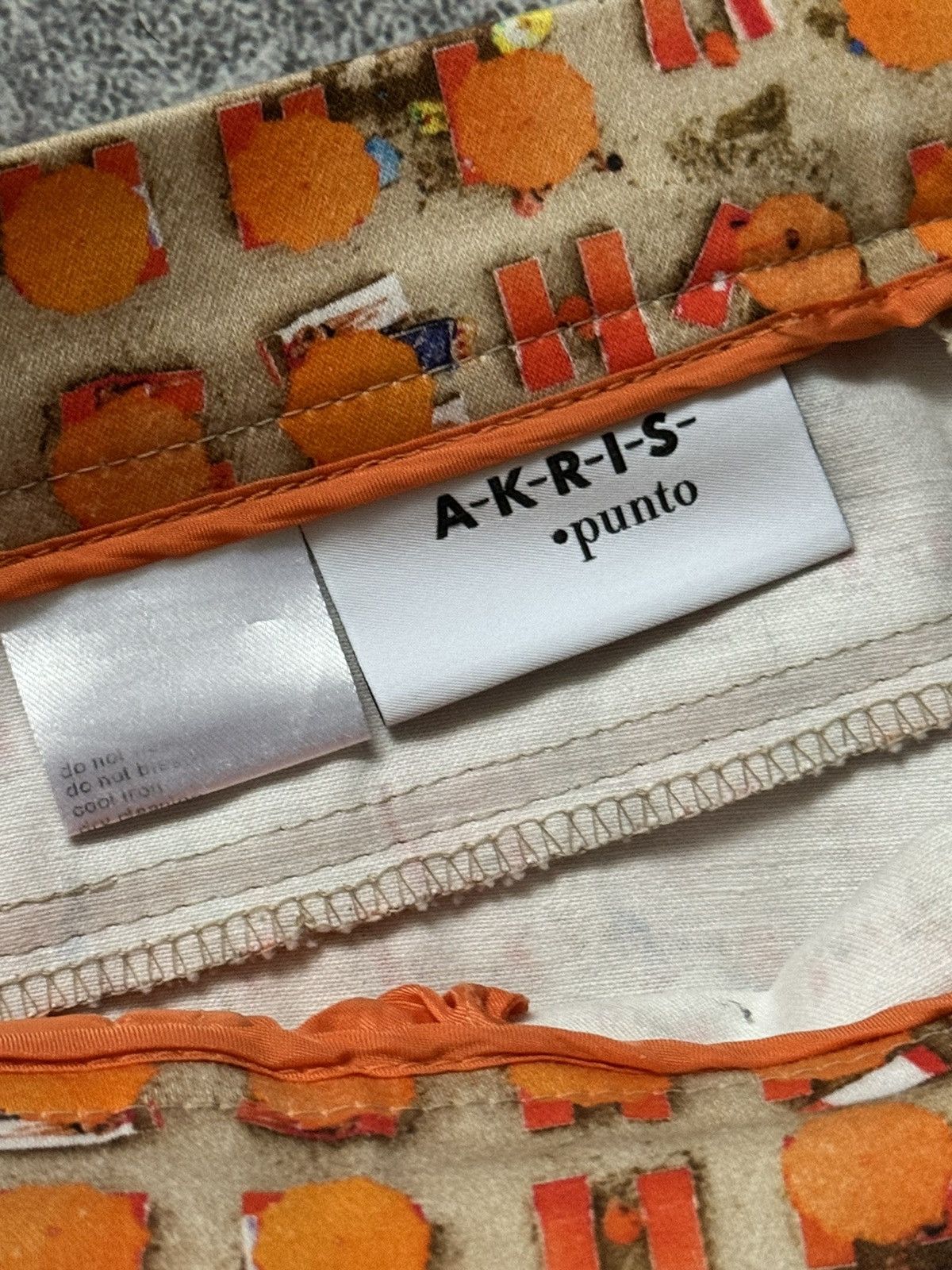 Akris Akris punto US12 F44 UK16 I48 all printed pant trouser chino Size 34" / US 12 / IT 48 - 9 Thumbnail