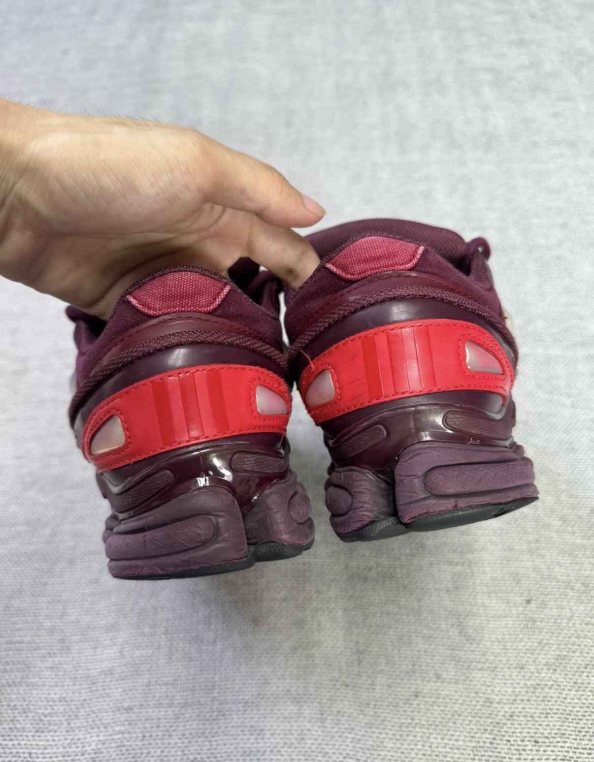 Adidas Adidas Raf Simons Ozweego Burgundy colorway K37 Size US 8 / EU 41 - 4 Thumbnail