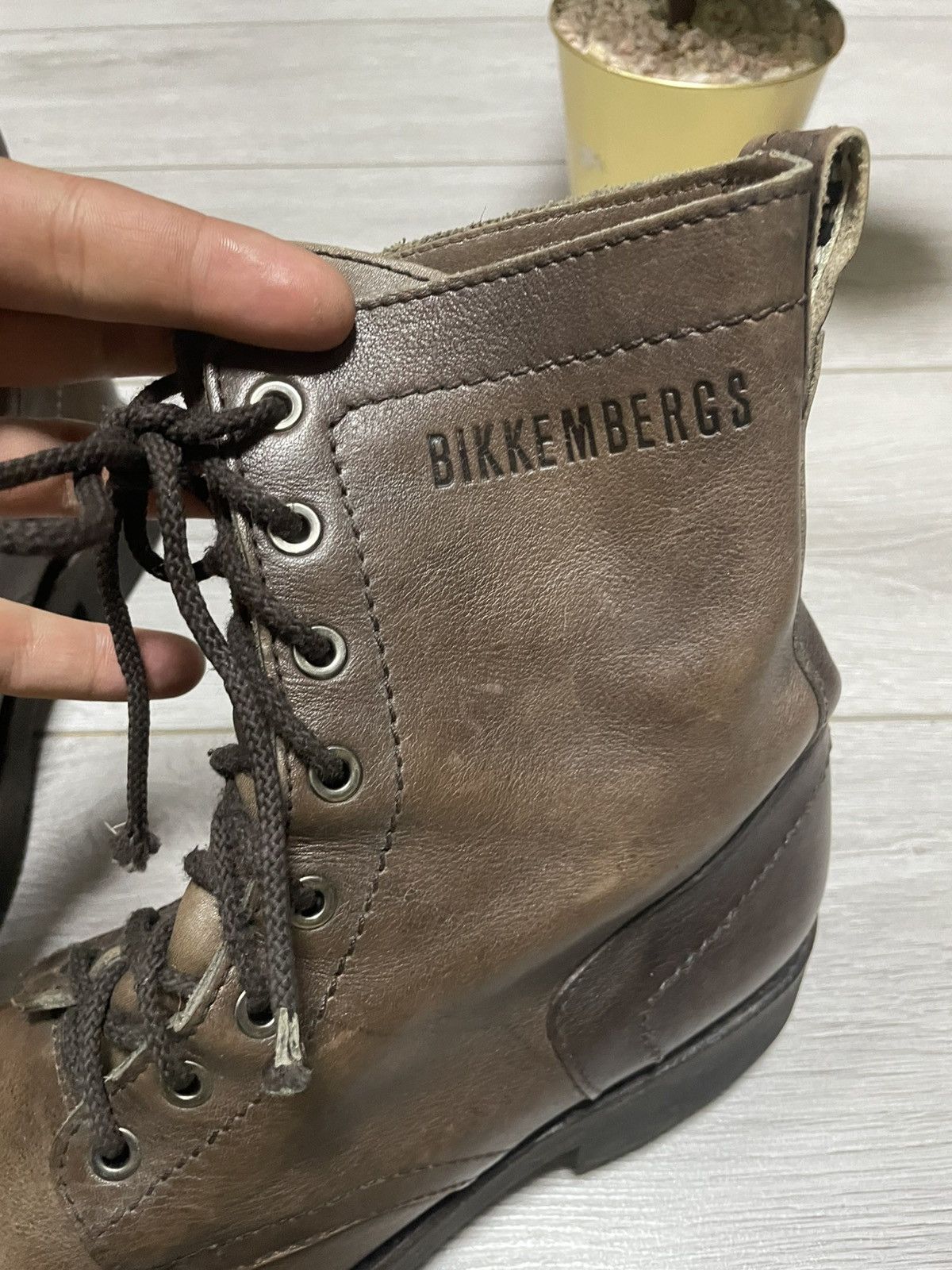Dirk Bikkembergs Dirk Bikkembergs high leather biker military combat boots Size US 10 / EU 43 - 3 Thumbnail
