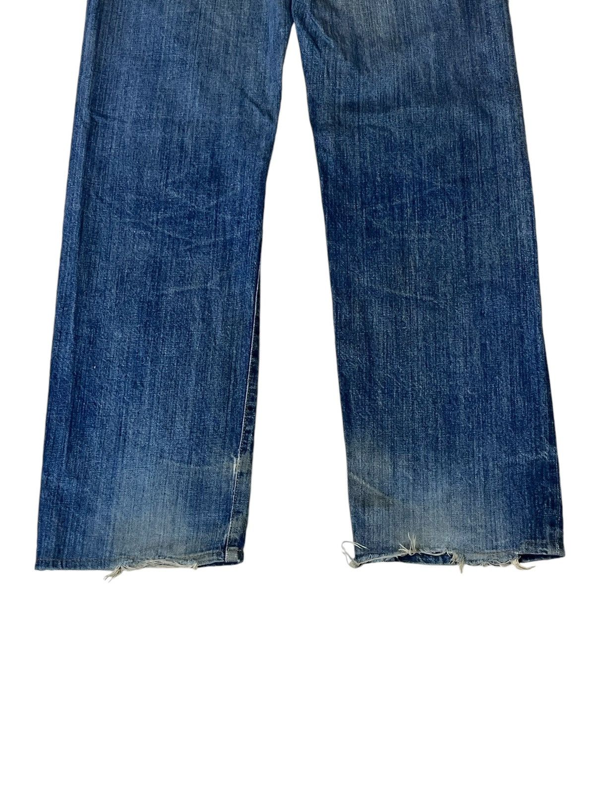 Edwin VINTAGE EDWIN 505SX-R DISTRESSED REDLINE SELVEDGE JEANS Size US 33 - 5 Thumbnail