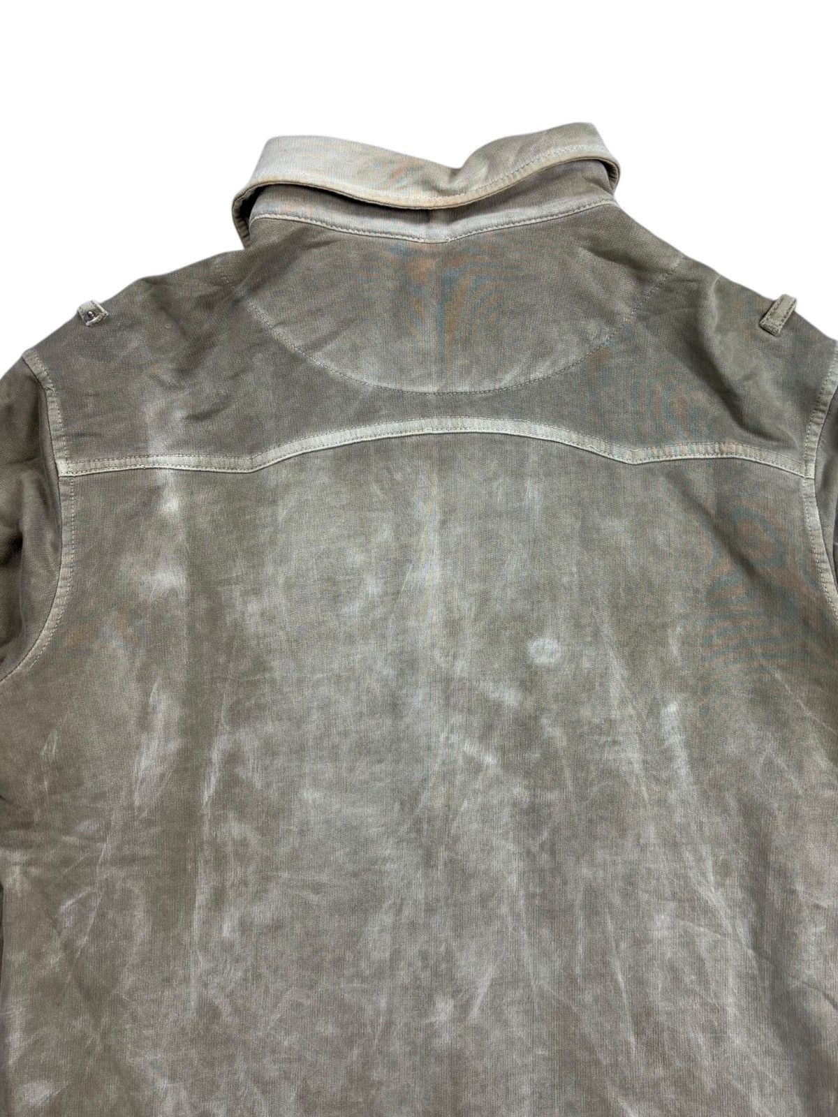 If Six Was Nine 2000s Silent - Rusted Mud Wash Apocalypse Button Shirt Size US M / EU 48-50 / 2 - 7 Thumbnail